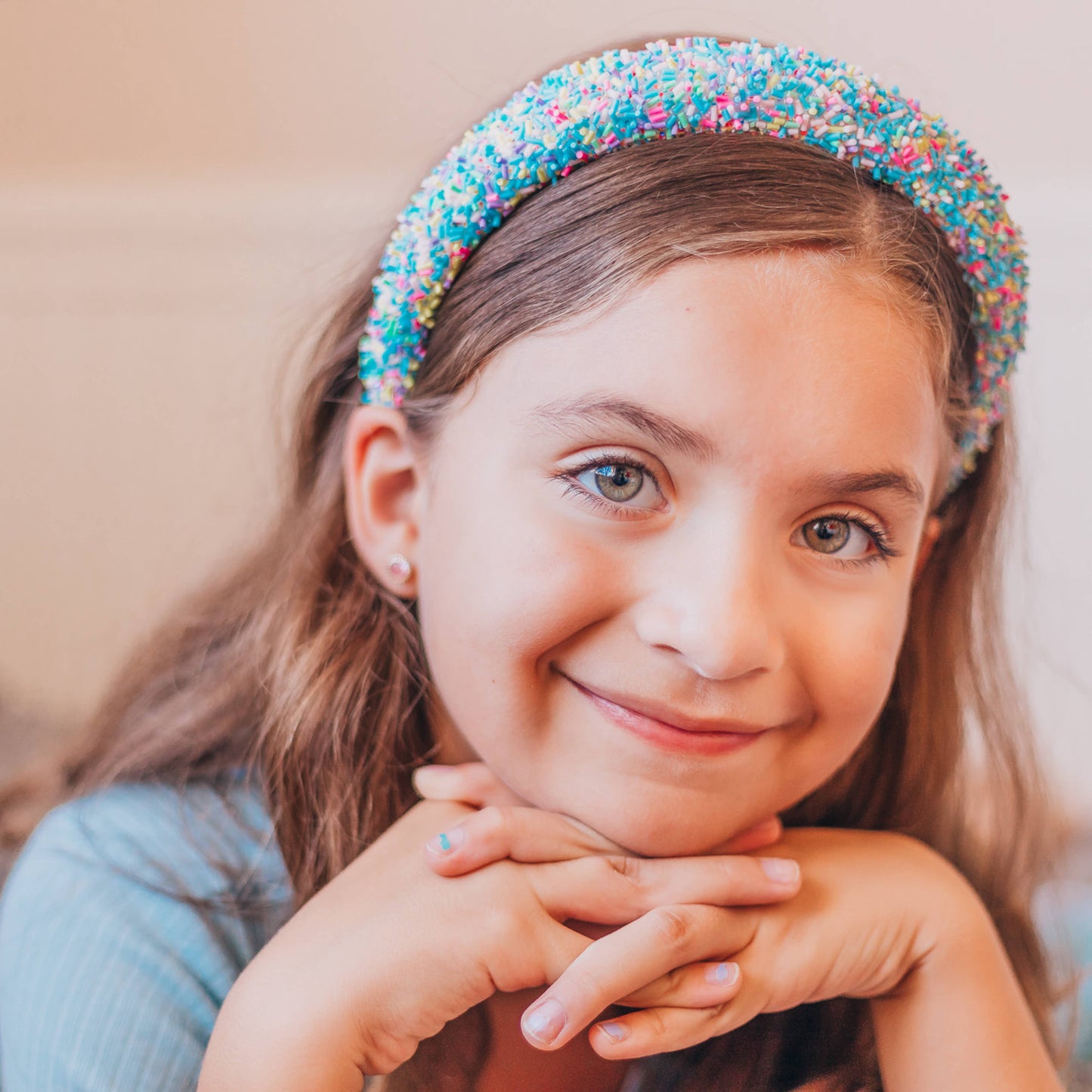 Rainbow Confetti Sprinkles Headband