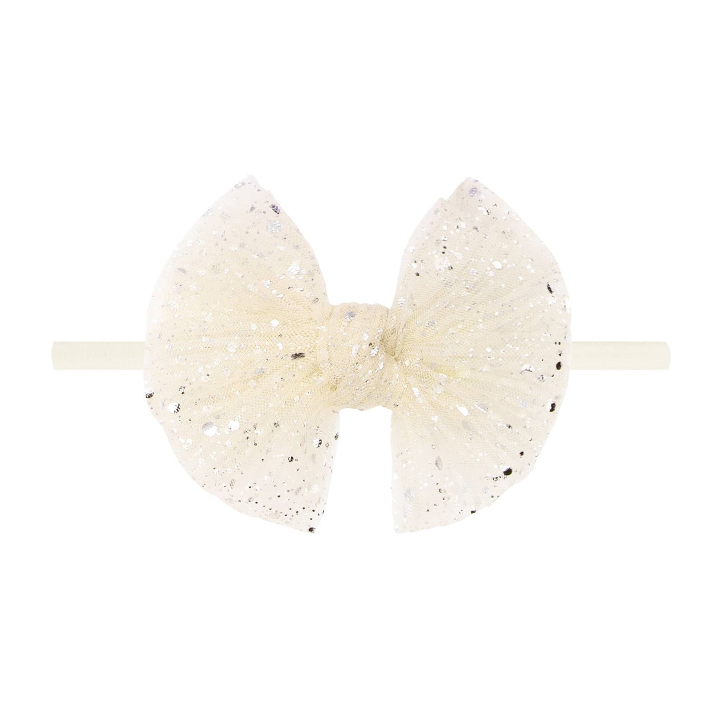 Baby Bling® Tulle FAB® Skinny nylon headband with tulle bow