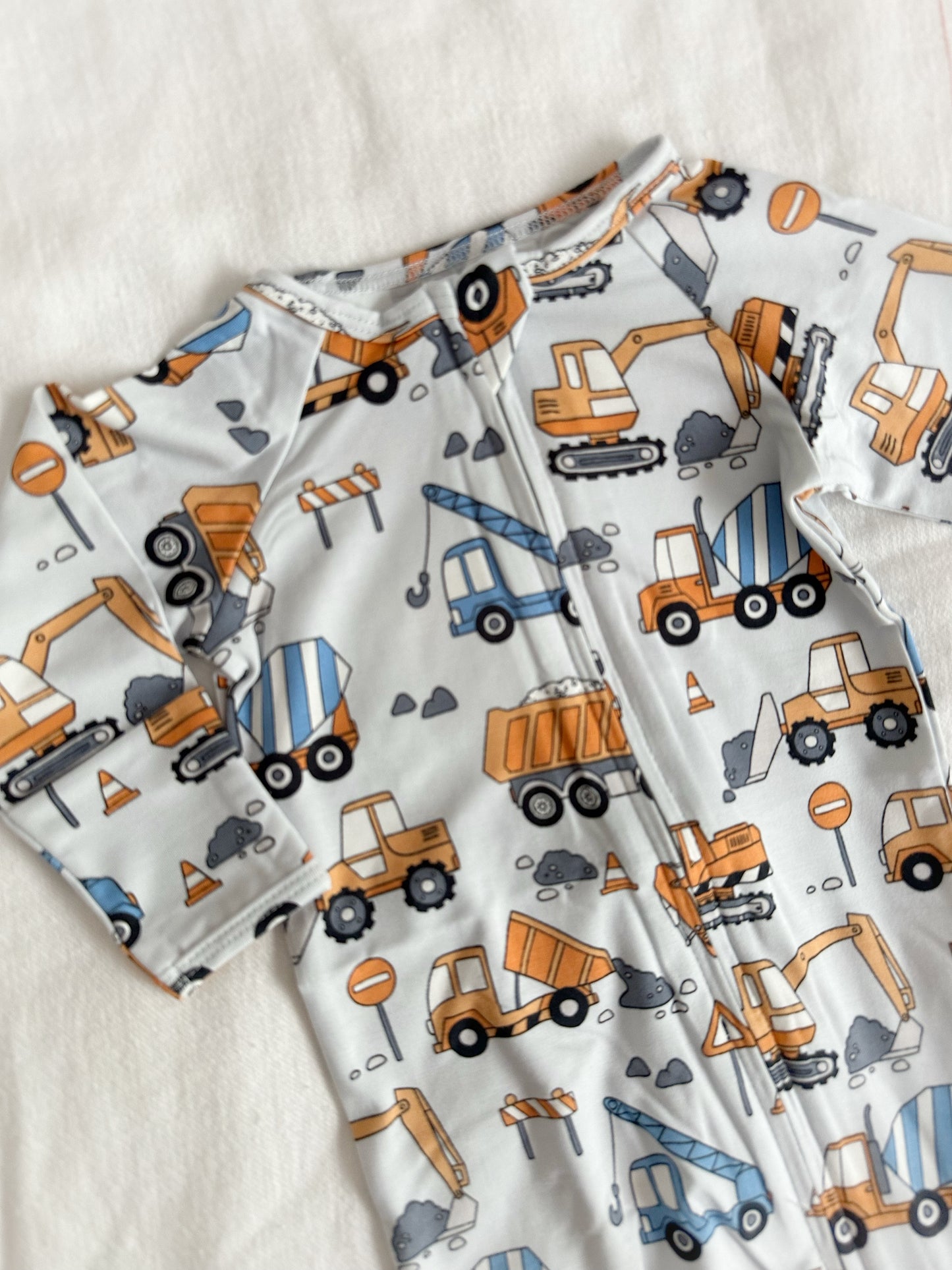 Sweet Bamboo Zipper Footie - Uncle Kev
