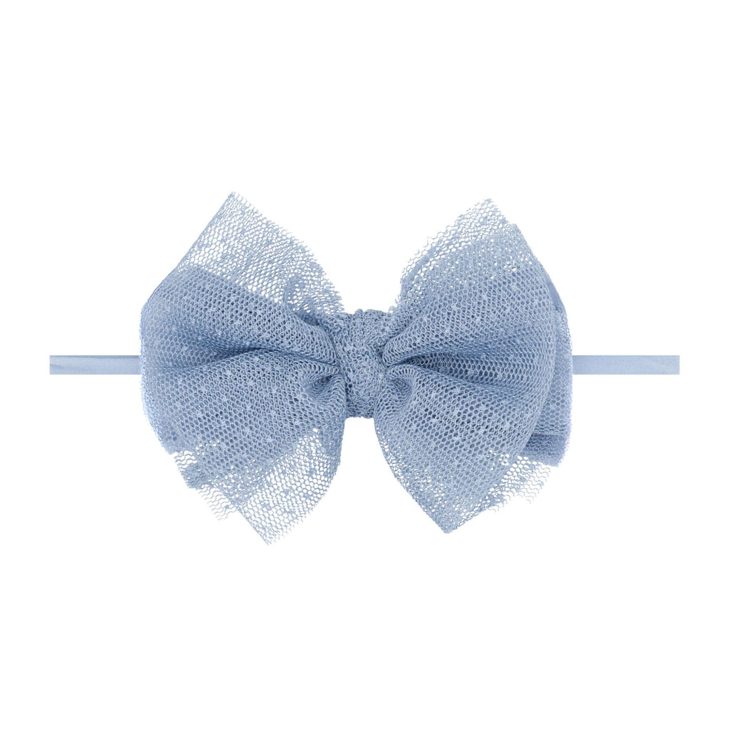 Baby Bling® Tulle FAB® Skinny nylon headband with tulle bow