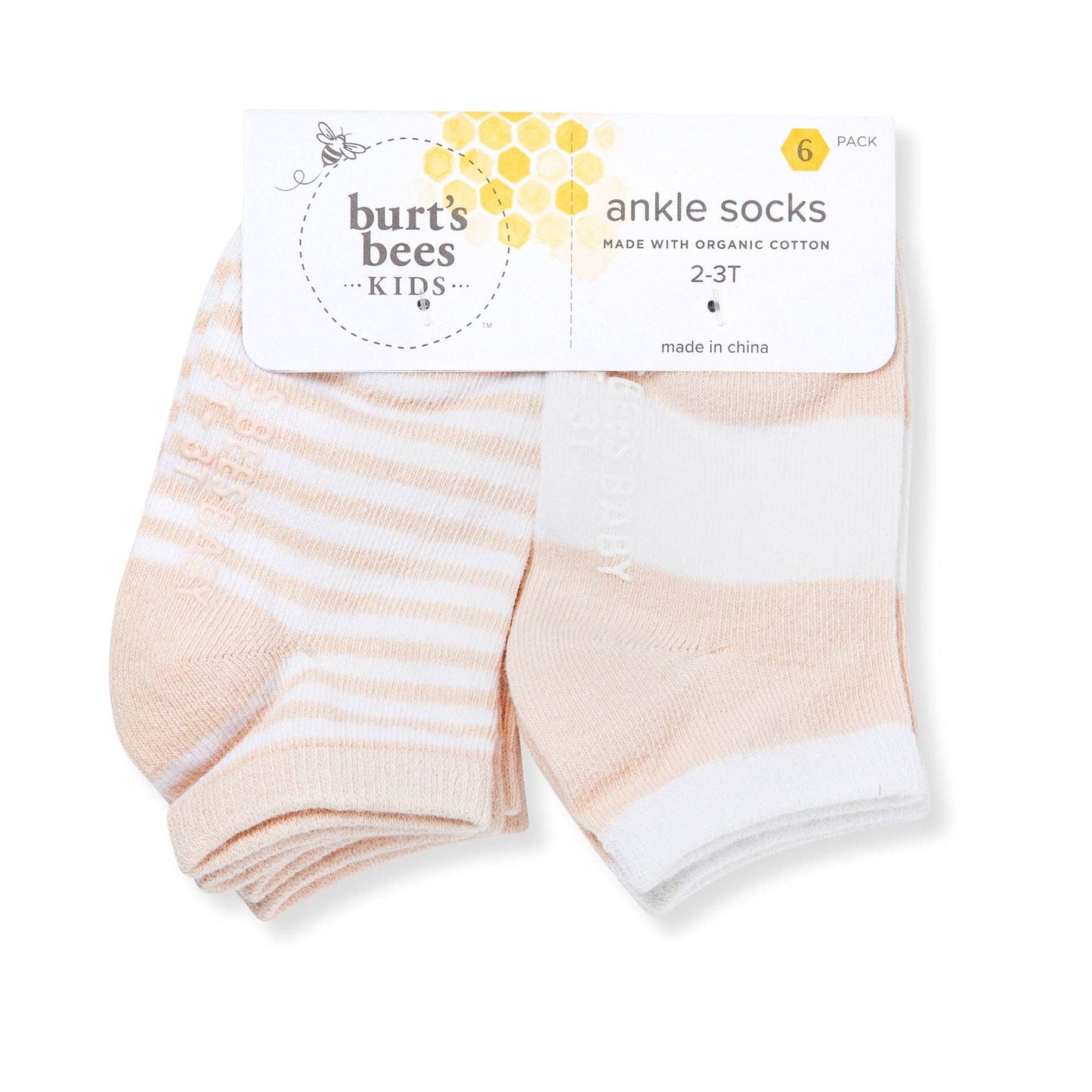 Baby Ankle Socks 6 Pack - Ranunculus | Organic Cotton