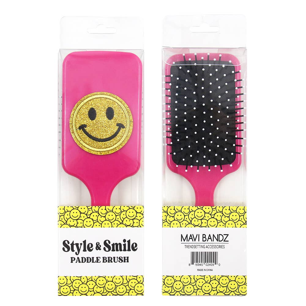 Varsity Style & Smile Hair Brush
