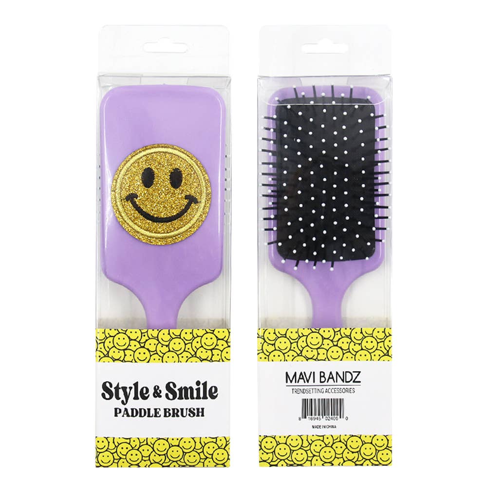 Varsity Style & Smile Hair Brush