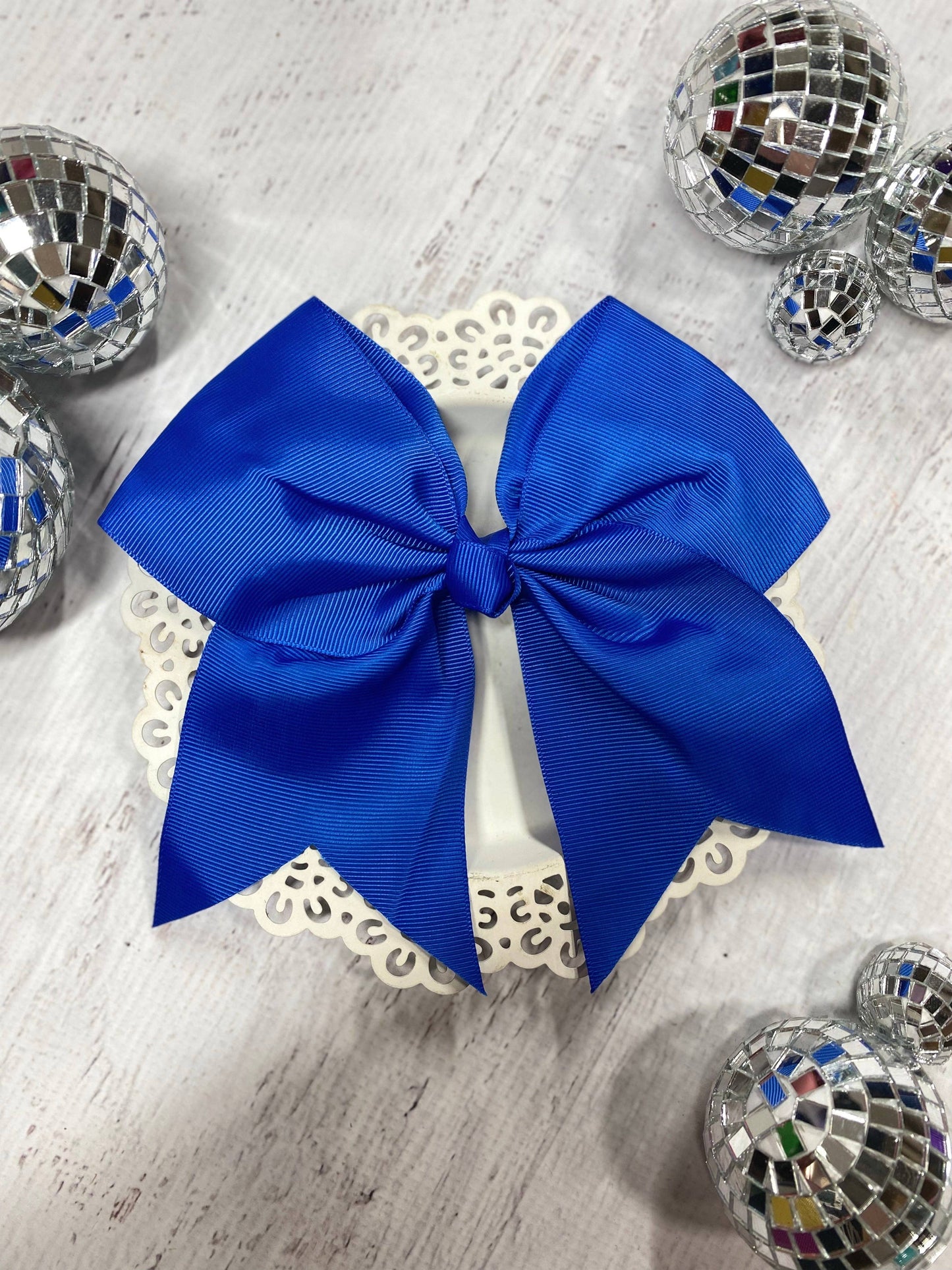 6" Cheer/Dance Bow - Alligator Clip