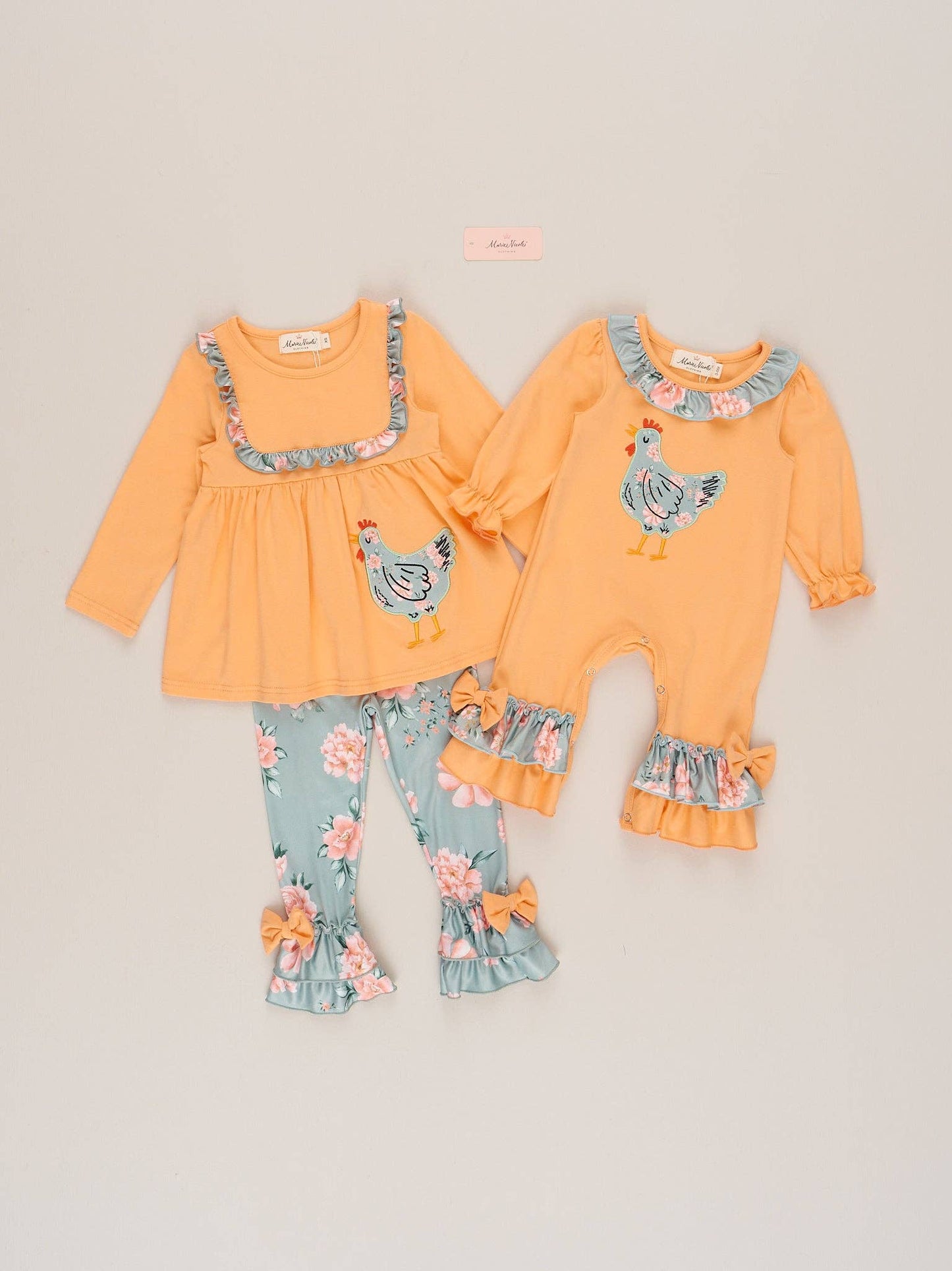 Farmhouse Floral Chick Romper