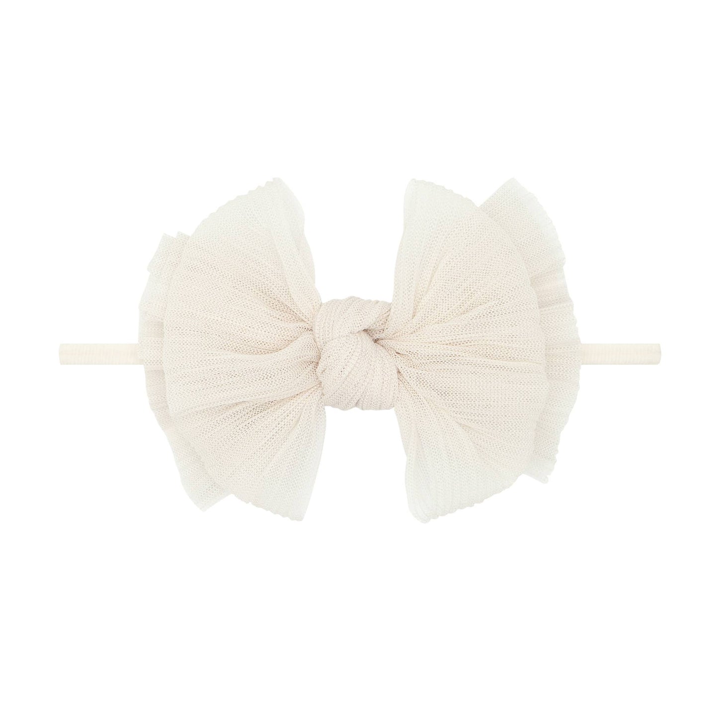 Baby Bling® Tulle FAB® Skinny nylon headband with tulle bow