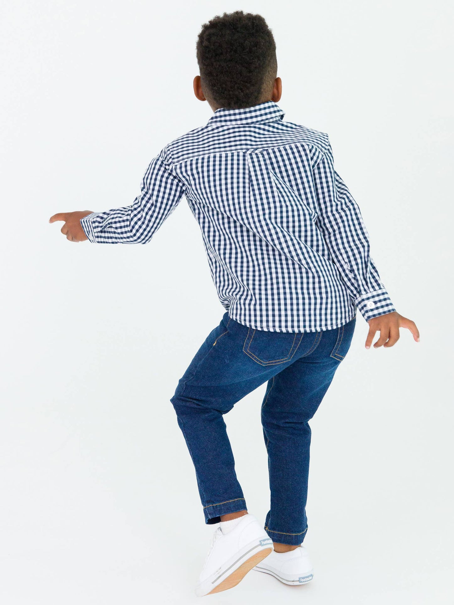 RuffleButts + RuggedButts - Boys Medium Wash Pull-on Jeans