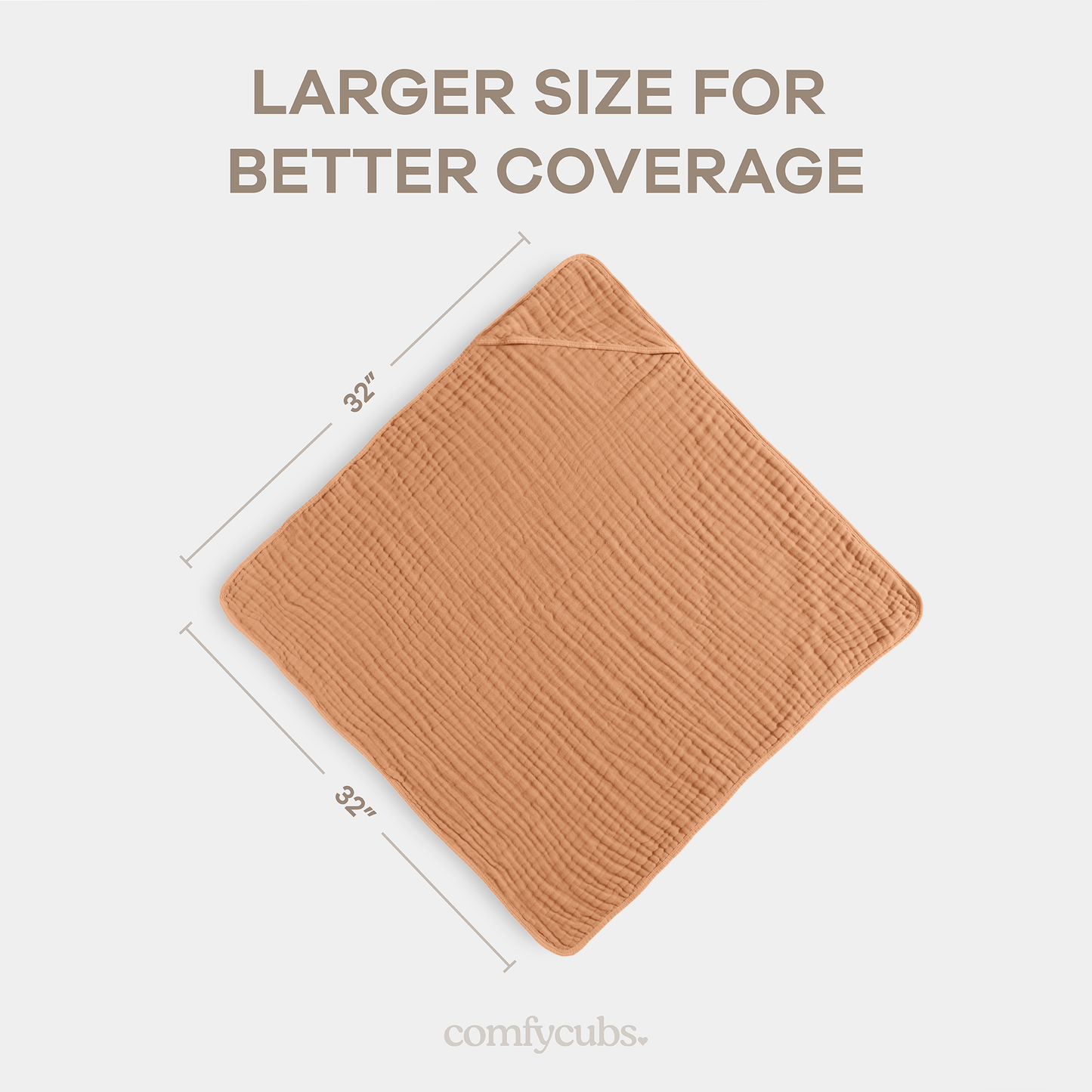 6 Layer Muslin Hooded Towel