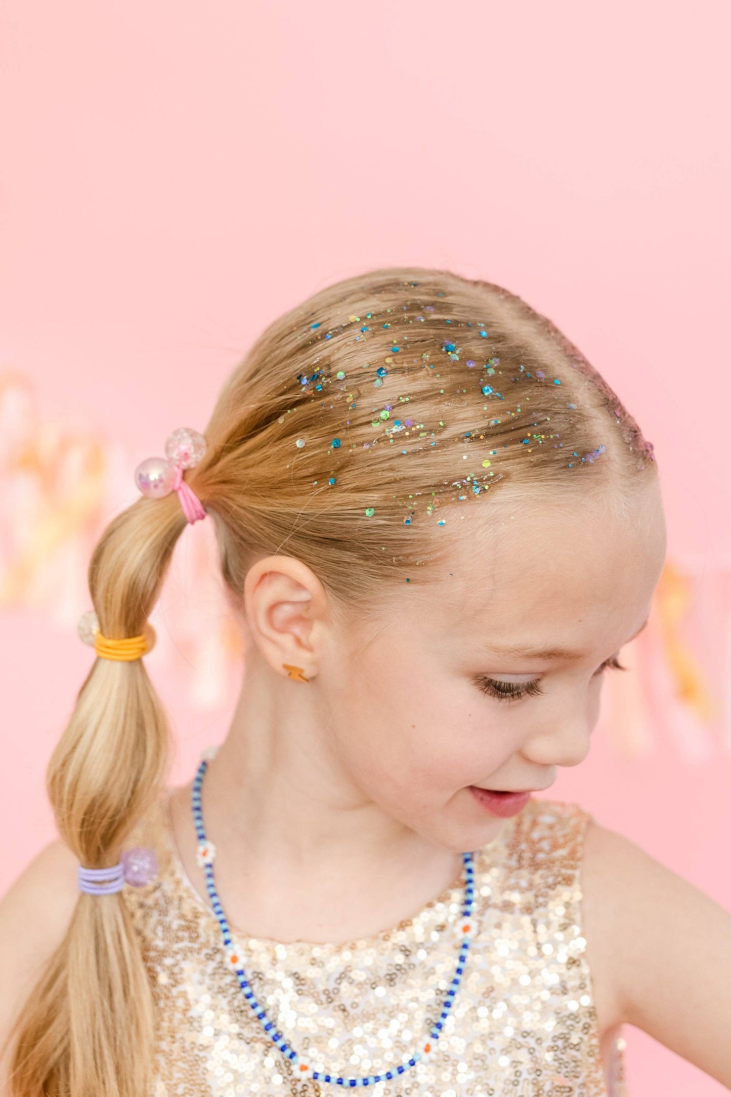 Blue Hair Glitter
