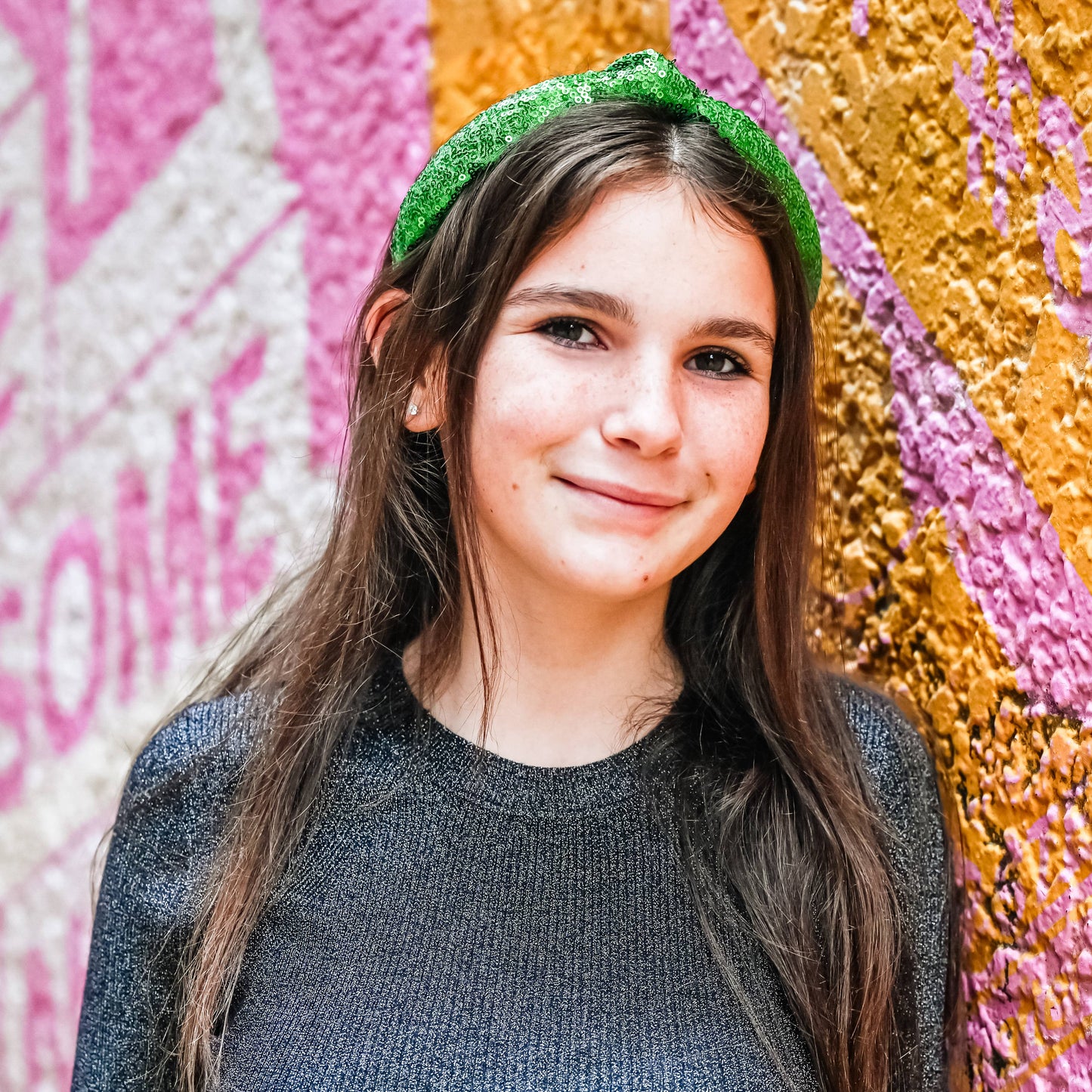 Sequin Knotted Headband