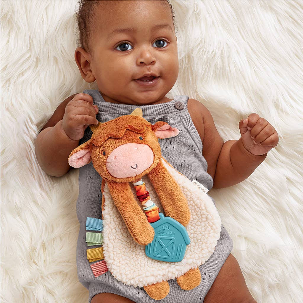 Itzy Ritzy | Highland Cow Itzy Friends Lovey™ Plush