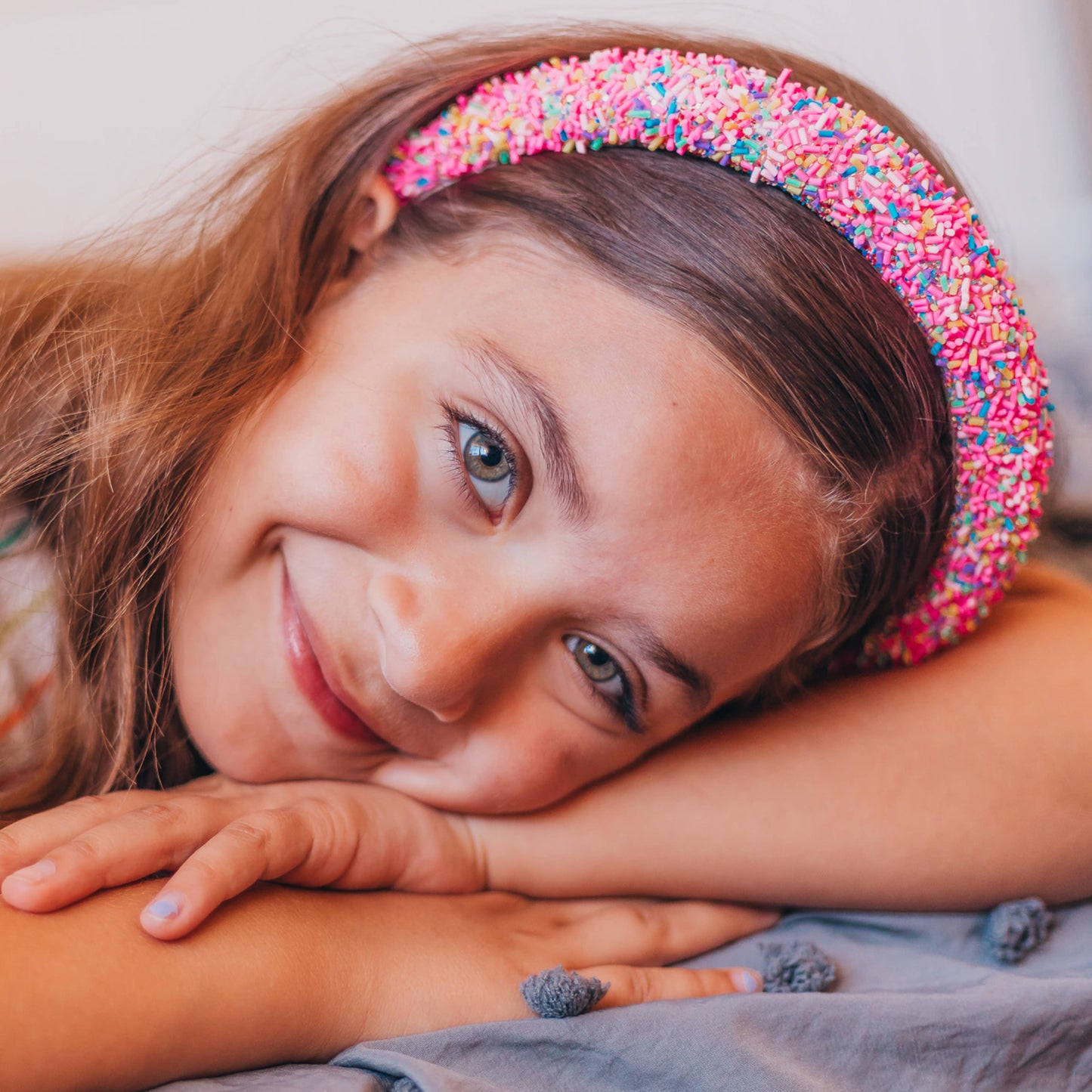 Rainbow Confetti Sprinkles Headband