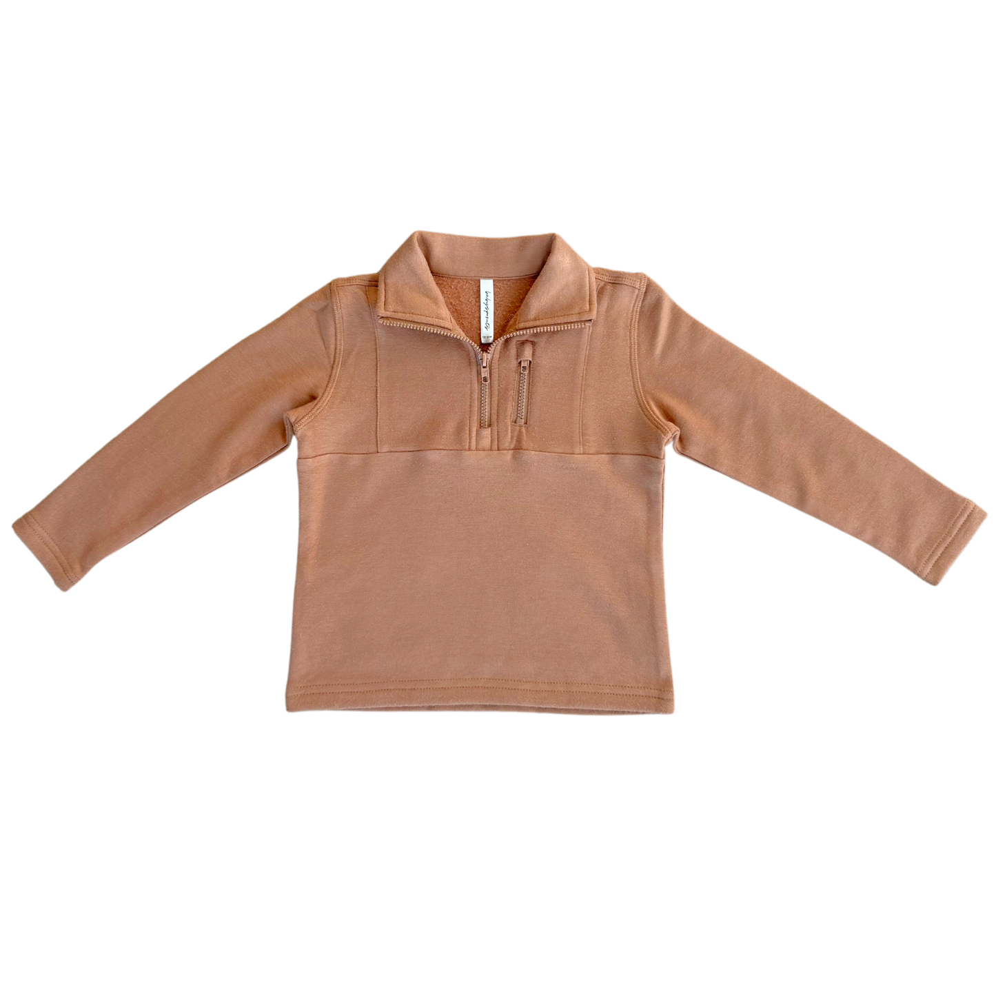 Boden 3/4 Zip Fleece Sweatshirt