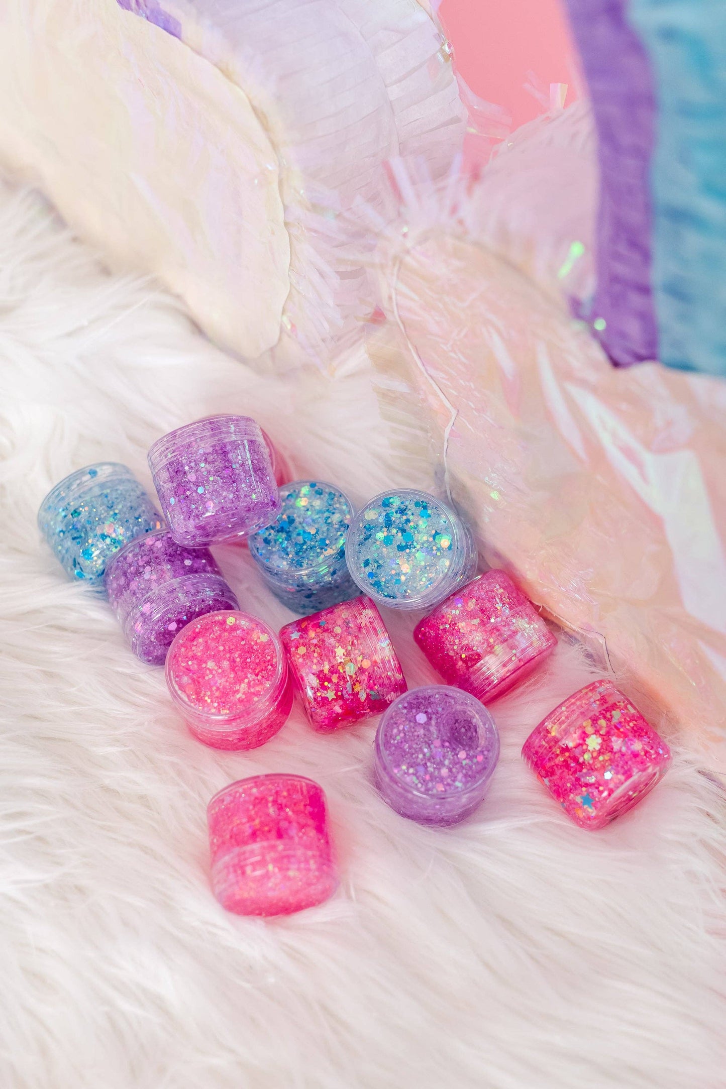 Blue Hair Glitter