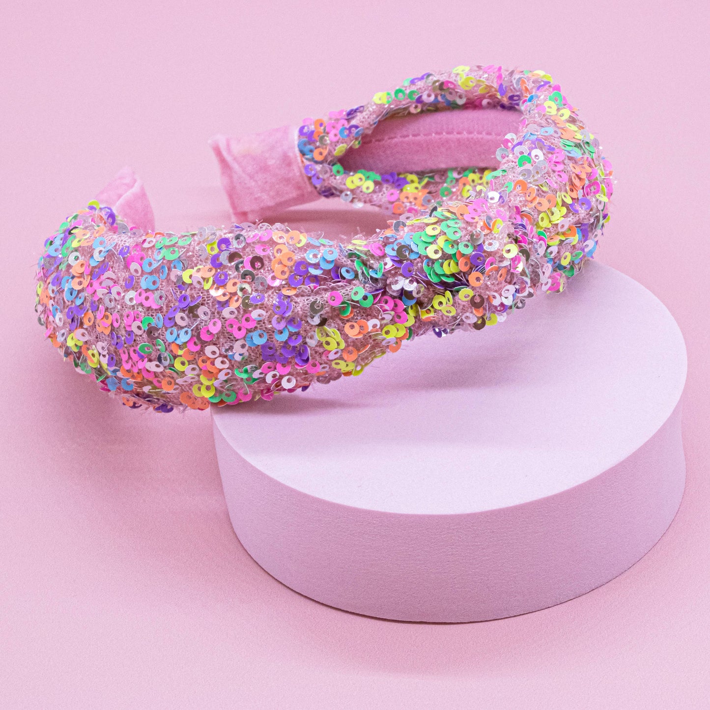 Confetti Sequin Knotted Headband
