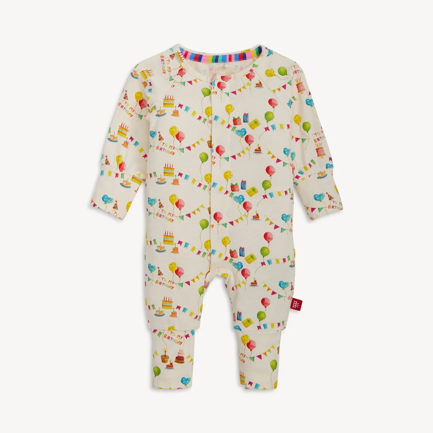 Magnetic Me | Modal Convertible Coverall - Birthday Babe