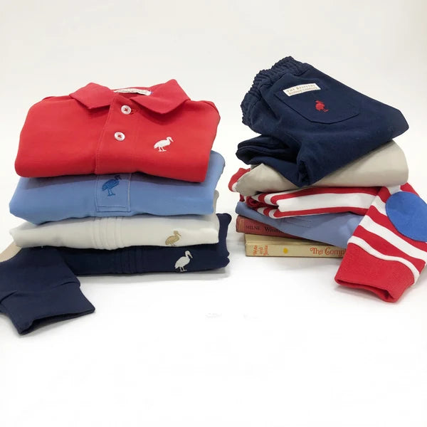 TBBC | Sheffield Pants (Twill) - Nantucket Navy/Richmond Red