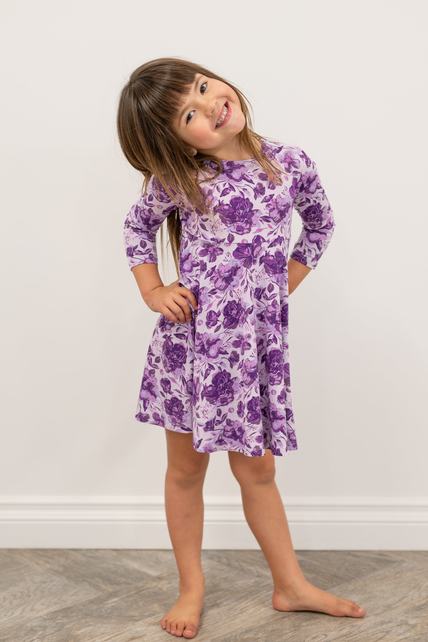 Sweet Bamboo | Swirly Girl Dress - Amelia Bedelia