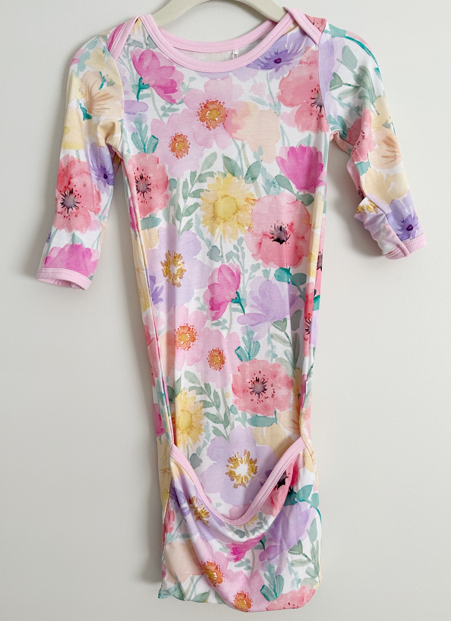 Watercolor Meadow Infant Gown