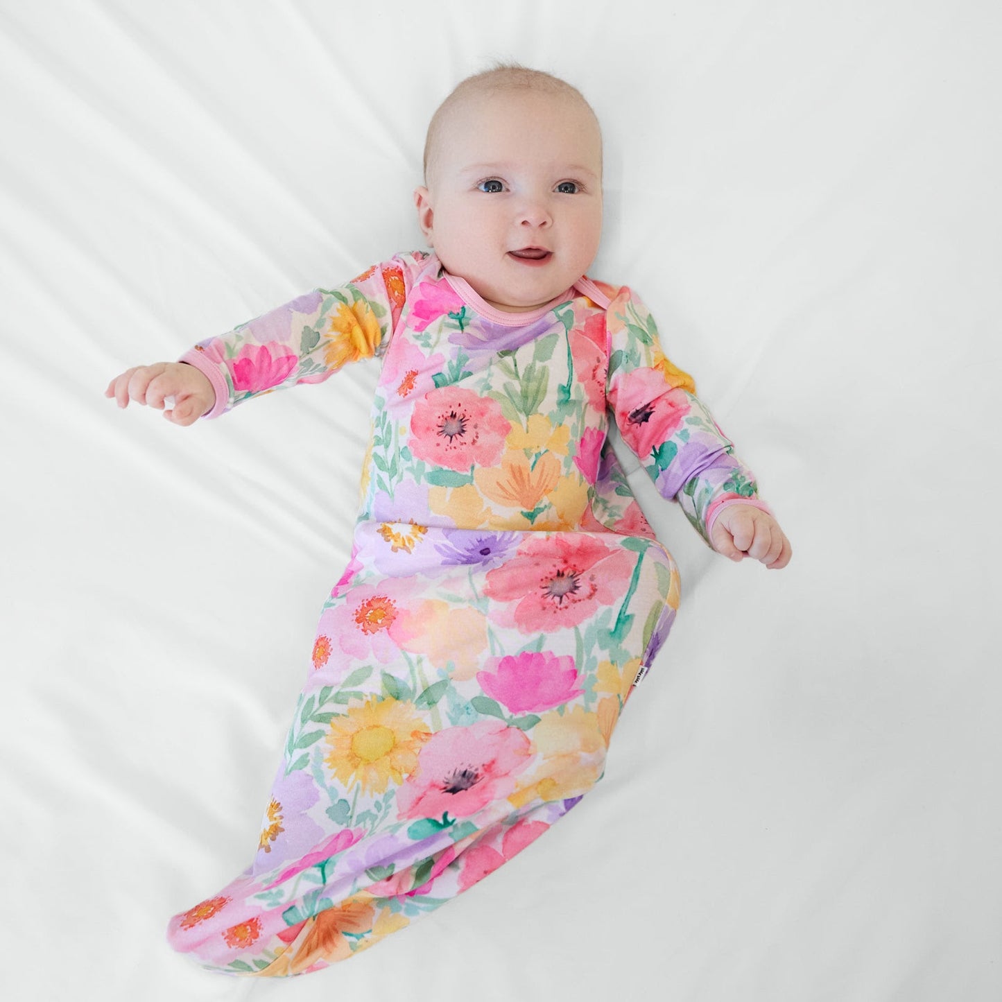 Watercolor Meadow Infant Gown
