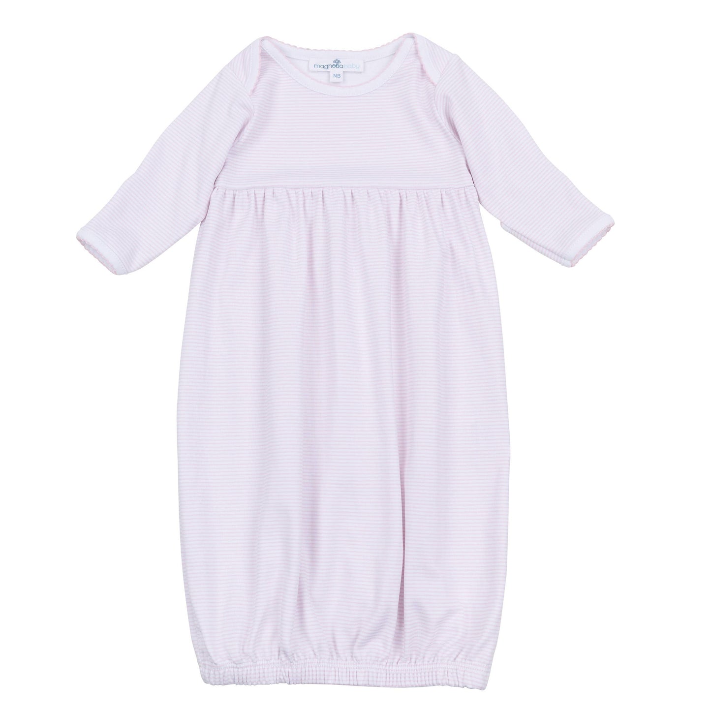 Magnolia Baby | Mini Stripes Gown - Pink