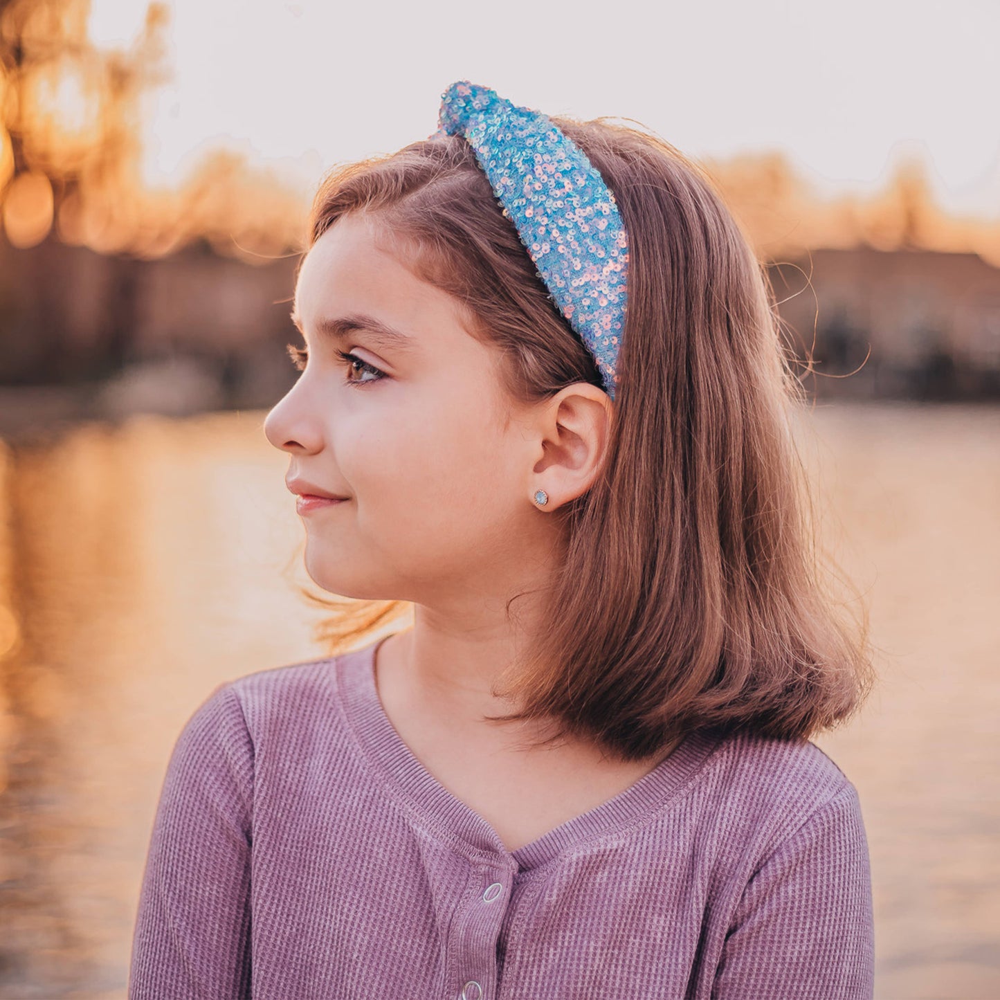 Confetti Sequin Knotted Headband