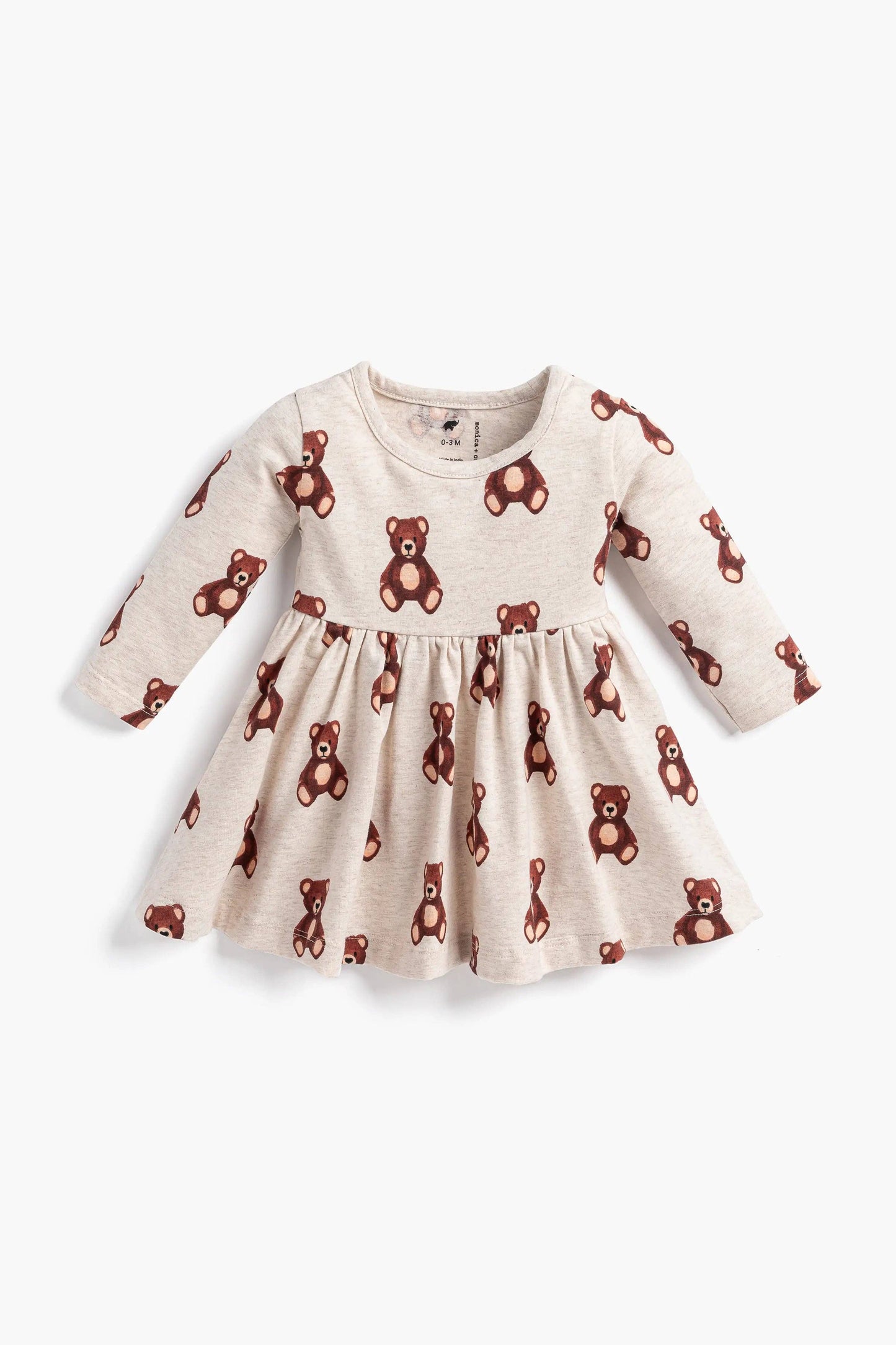 Teddy Bear Babydoll Dress + Legging Set