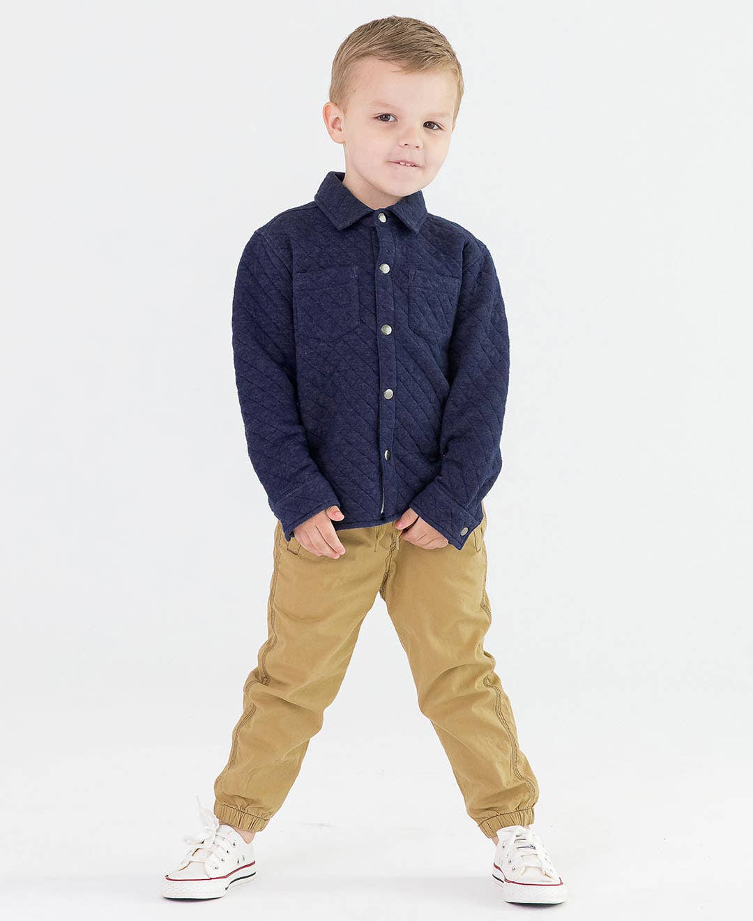 RuffleButts + RuggedButts - Boys Dark Khaki Jogger Pants