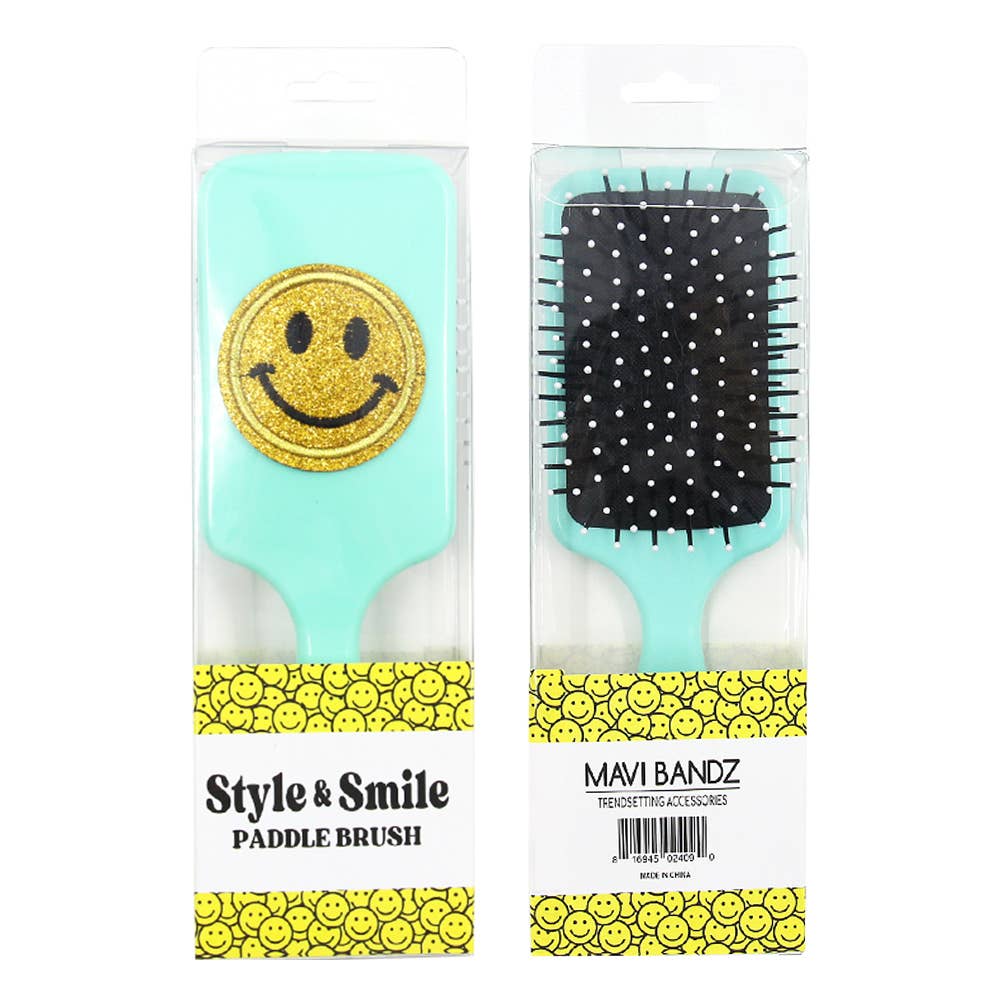 Varsity Style & Smile Hair Brush