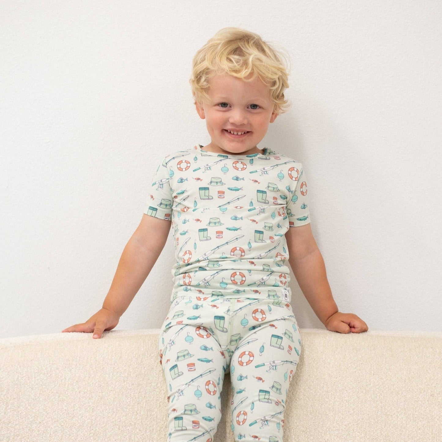 Sweet Bamboo - Big Kid Pajama S/S - Cast A Line