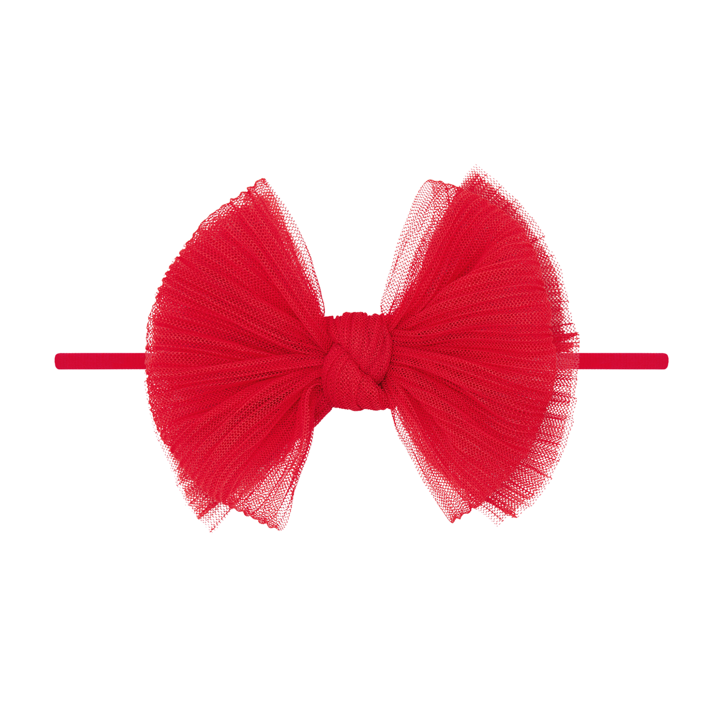 Baby Bling® Tulle FAB® Skinny nylon headband with tulle bow