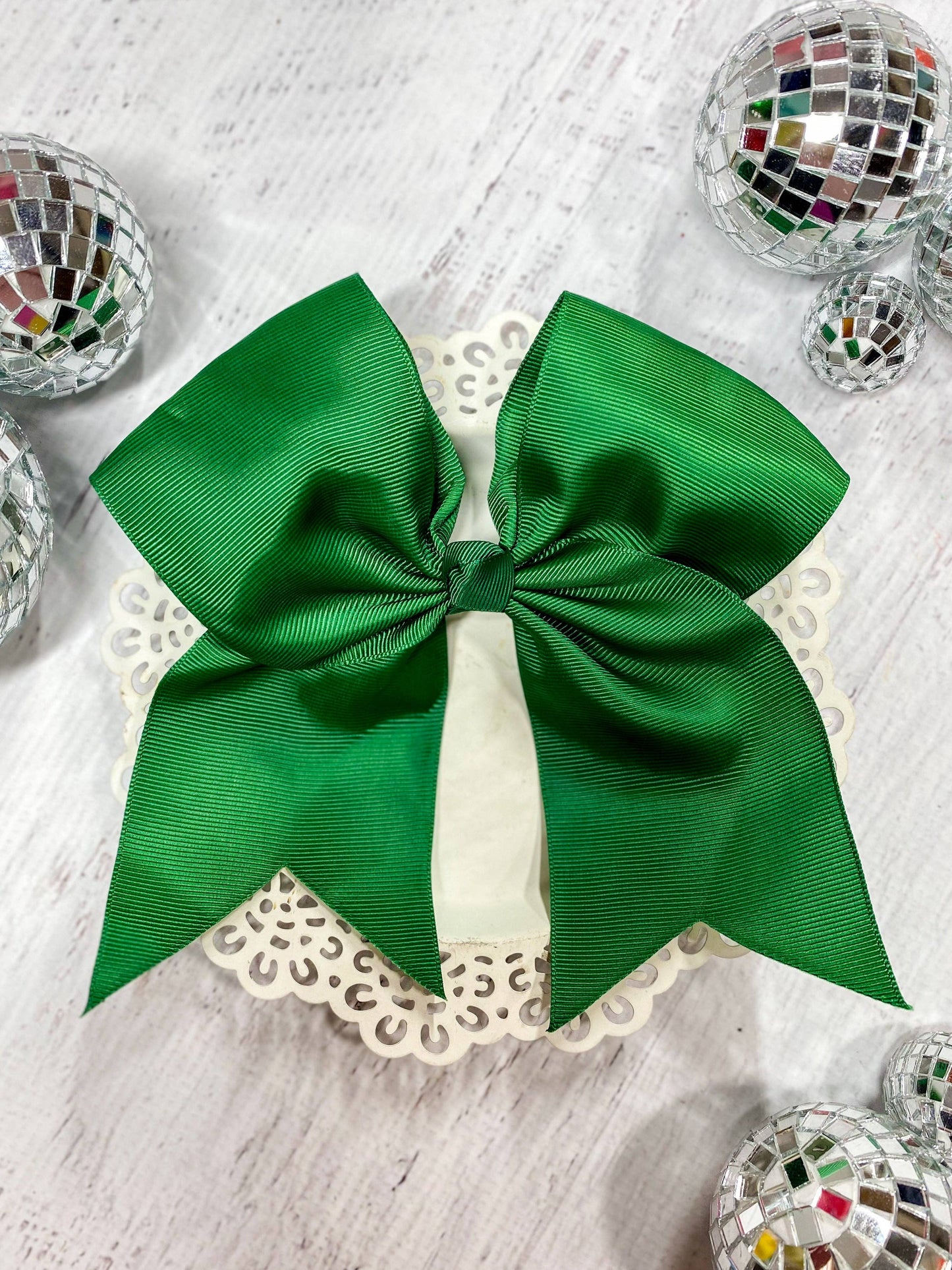 6" Cheer/Dance Bow - Alligator Clip