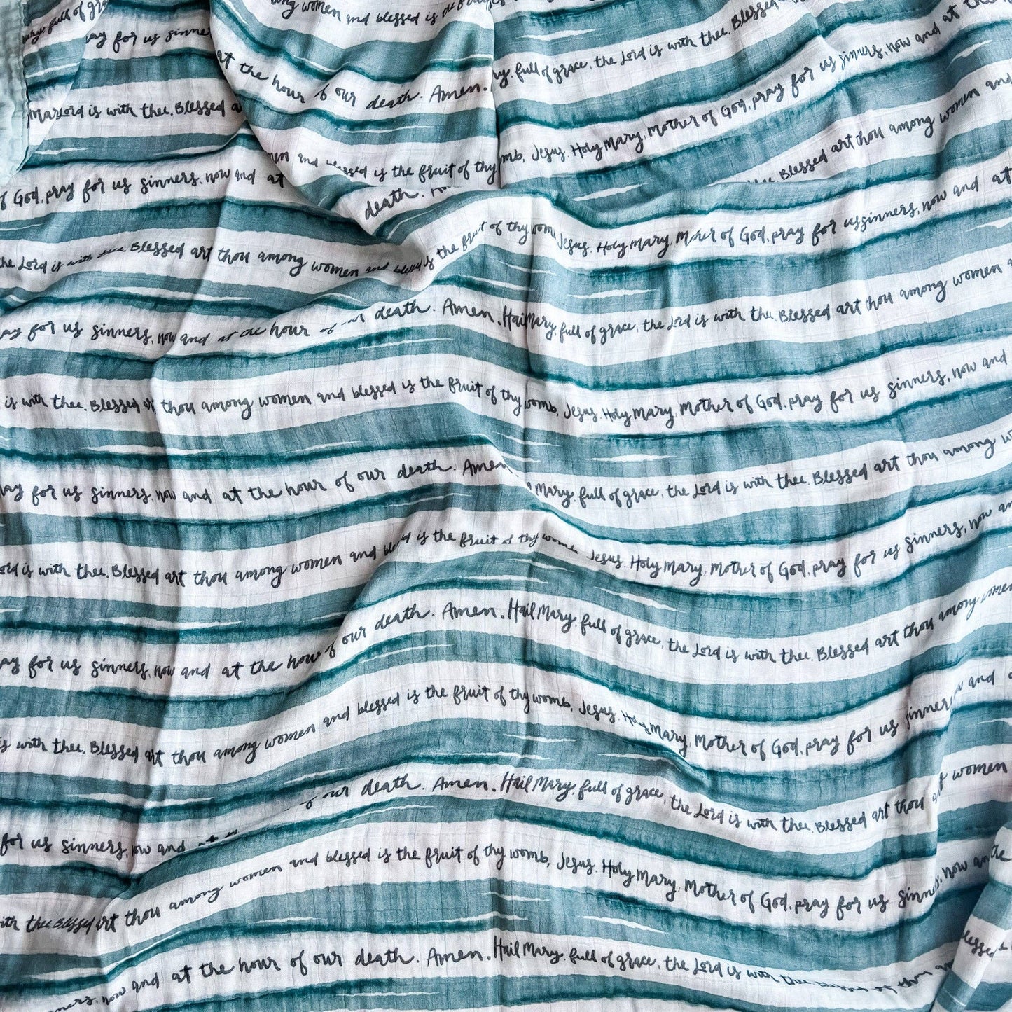 Luxury Double Sided Muslin Blanket - Watercolor