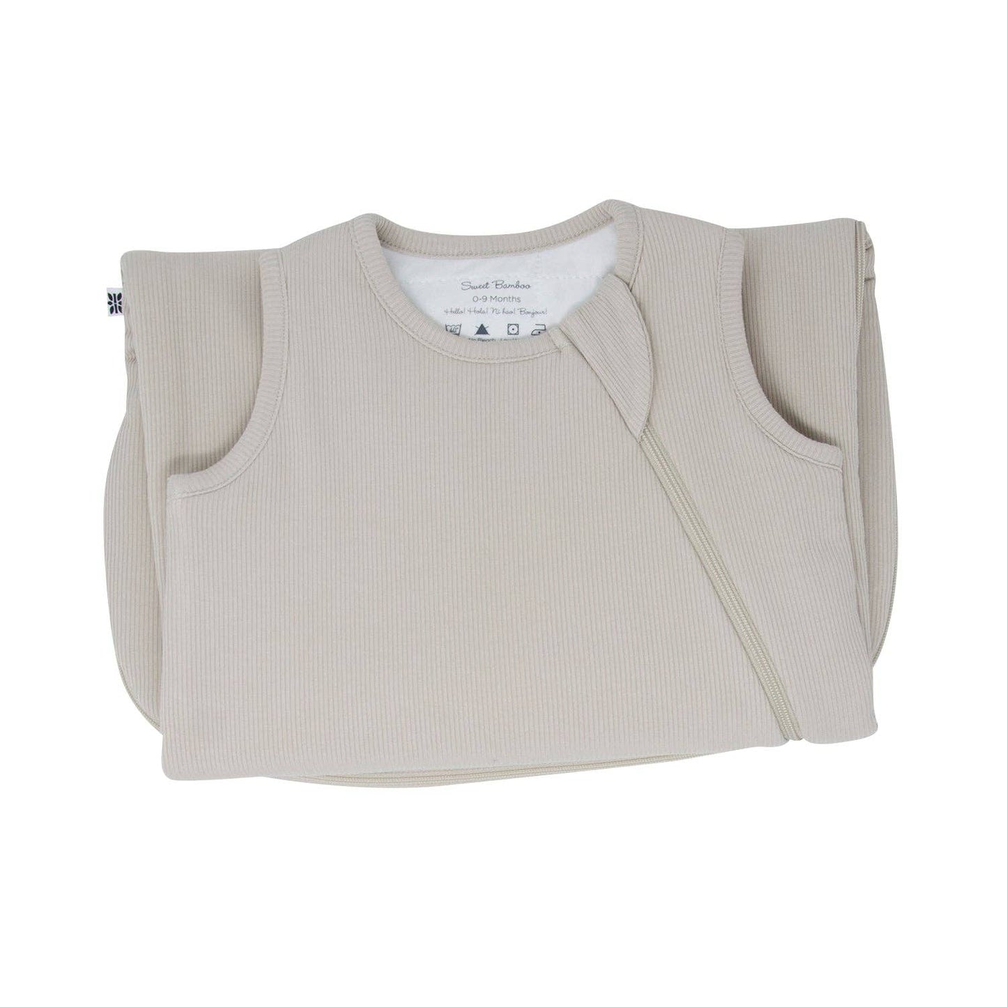 Bamboo Sleep Sack - Oatmeal Ribbed