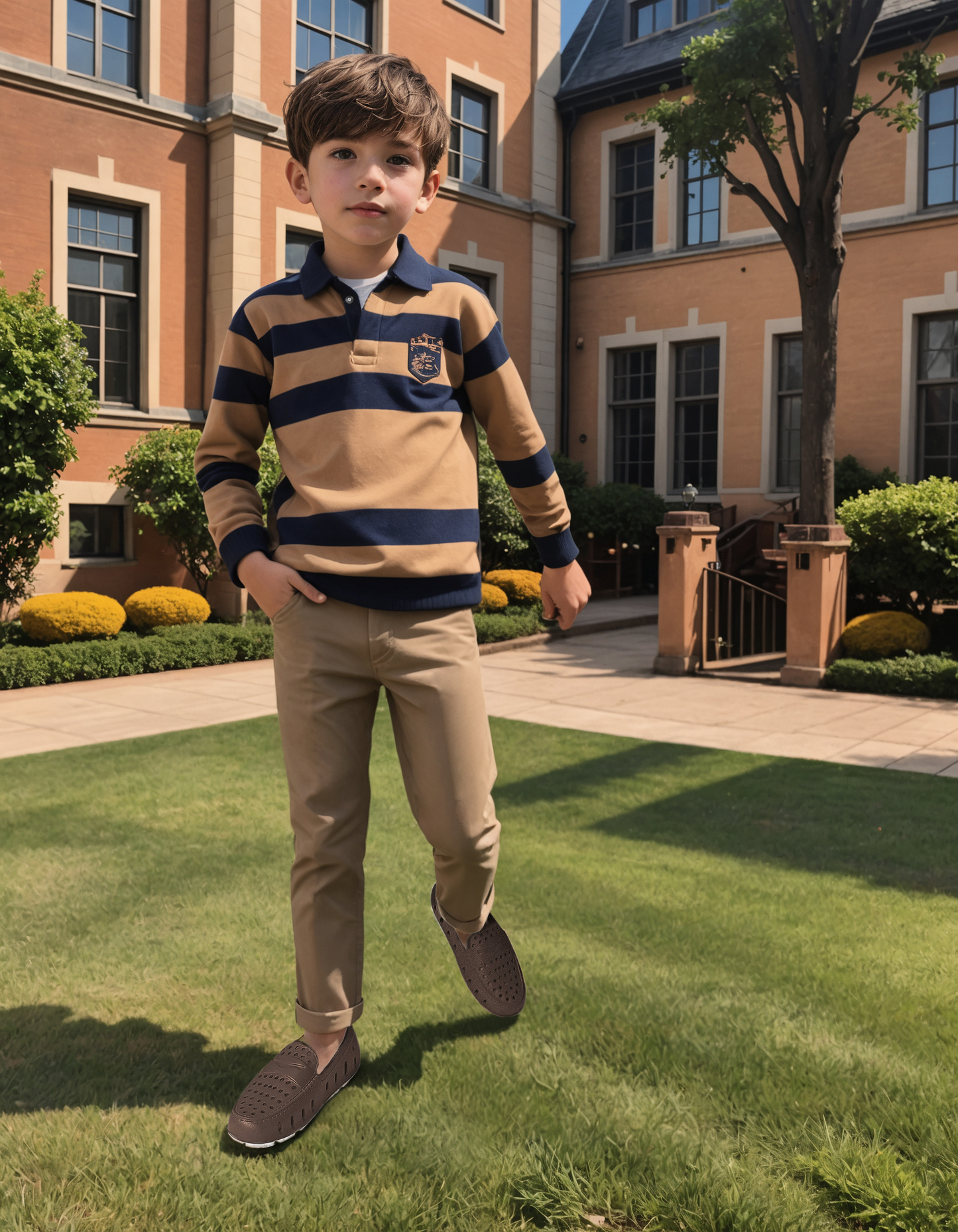 Floafers - KIDS PRODIGY DRIVER DRIFTWOOD BROWN/COCONUT
