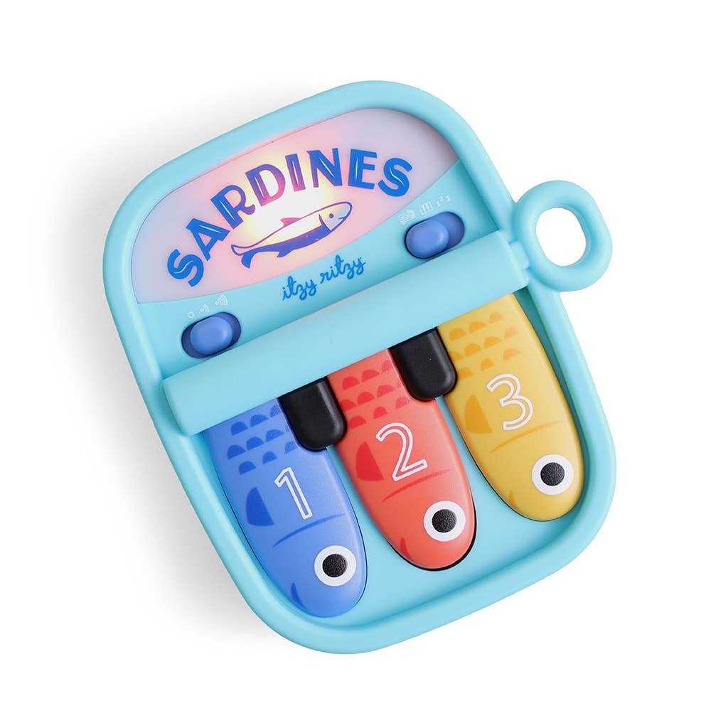 Italy Ritzy | Bitzy Tunes™ Sardines - Light-up Interactive Piano Toy