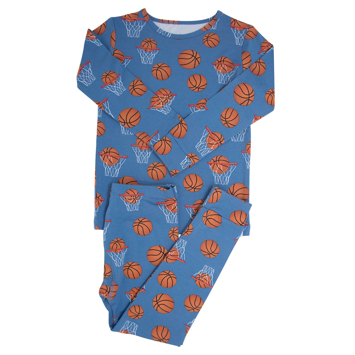 Sweet Bamboo | Big Kid Pajama - Basketball Hoops