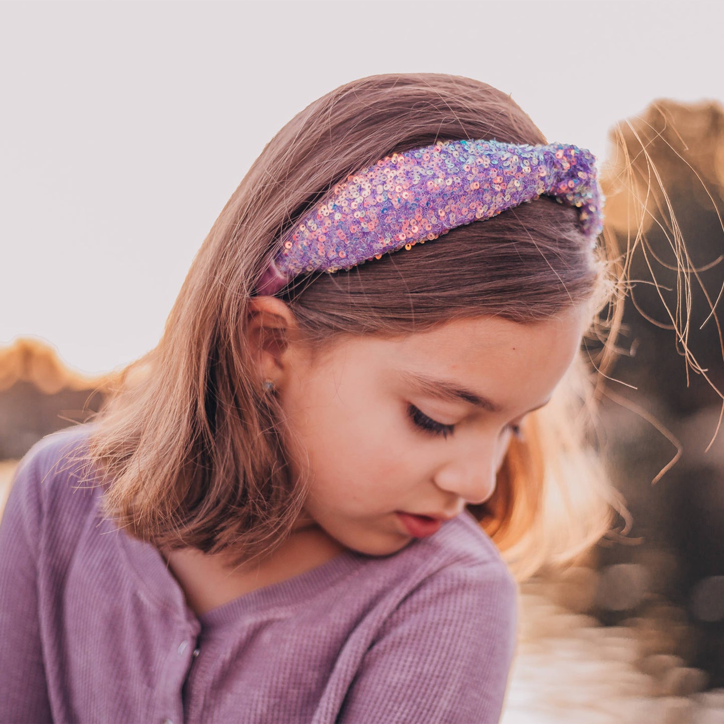 Confetti Sequin Knotted Headband