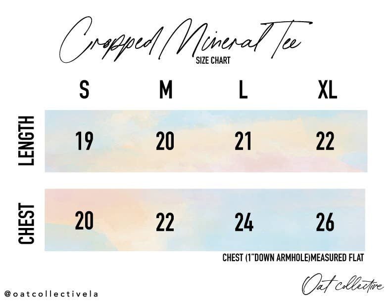 MAMA Cropped Mineral Graphic Top