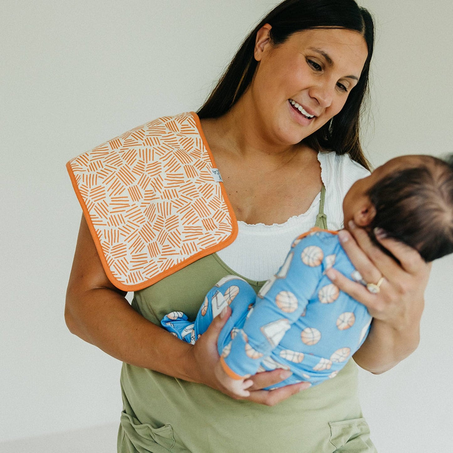 Copper Pearl | 3 Pack Premium Burp Cloths - Dunk
