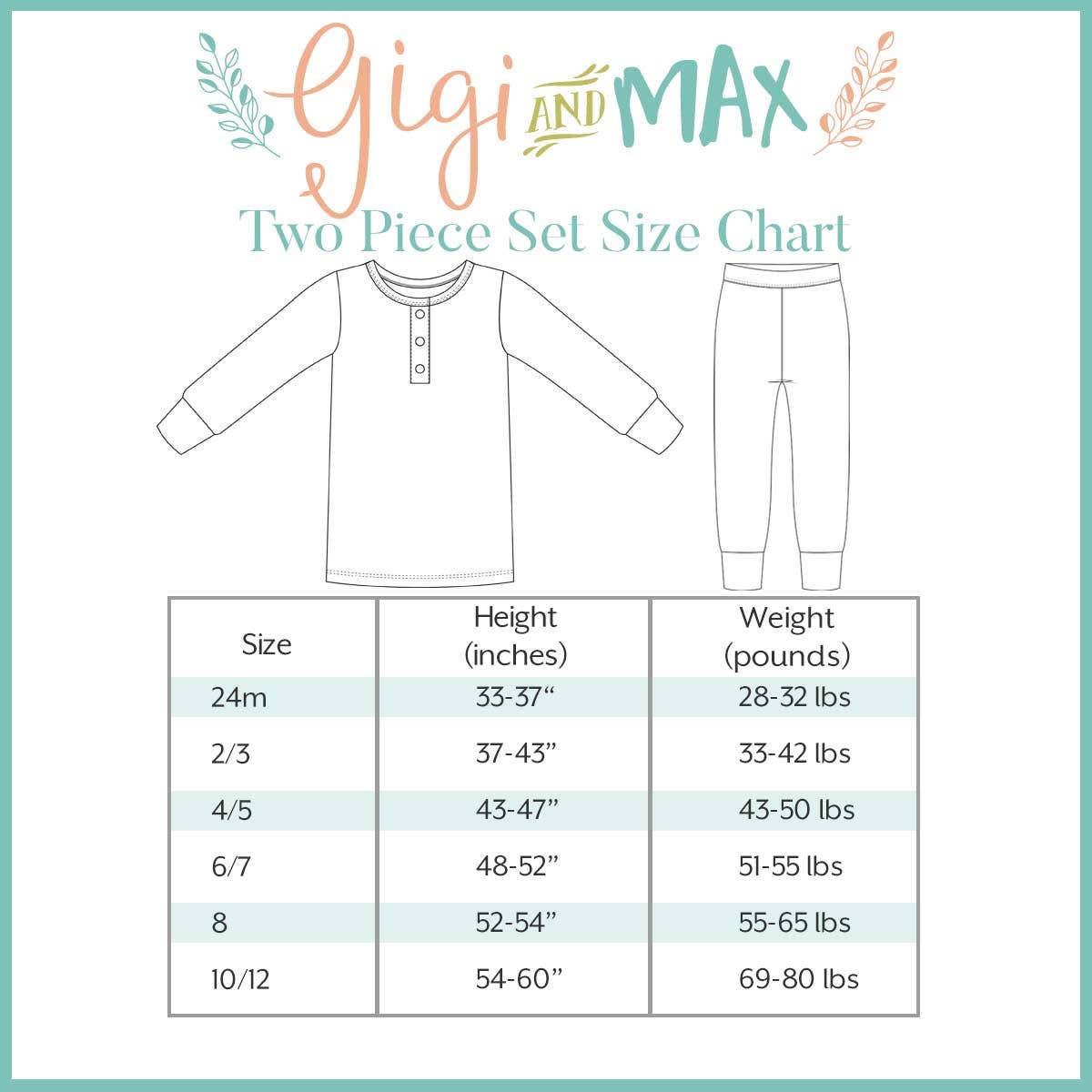 Tanner Two Piece Bamboo Pajamas