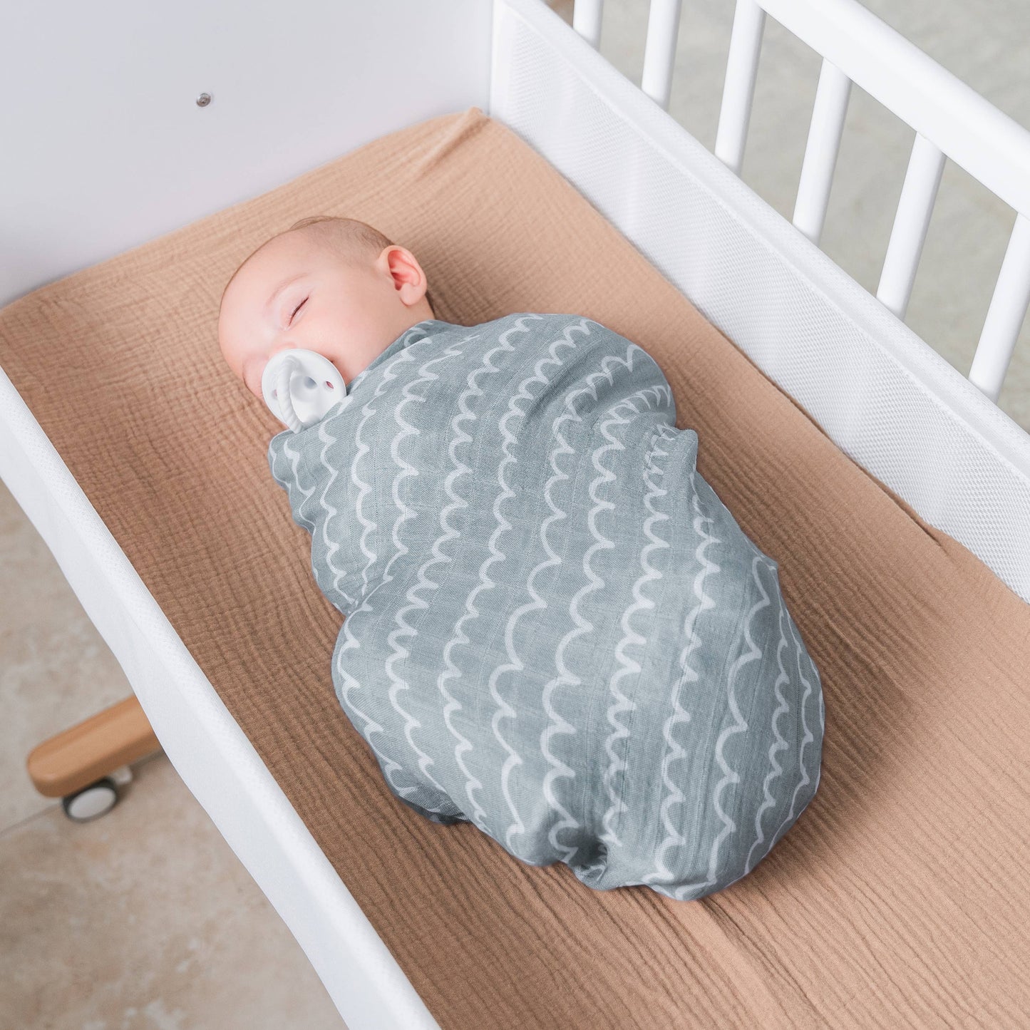 Baby Muslin Swaddle Blankets, 4 Pack