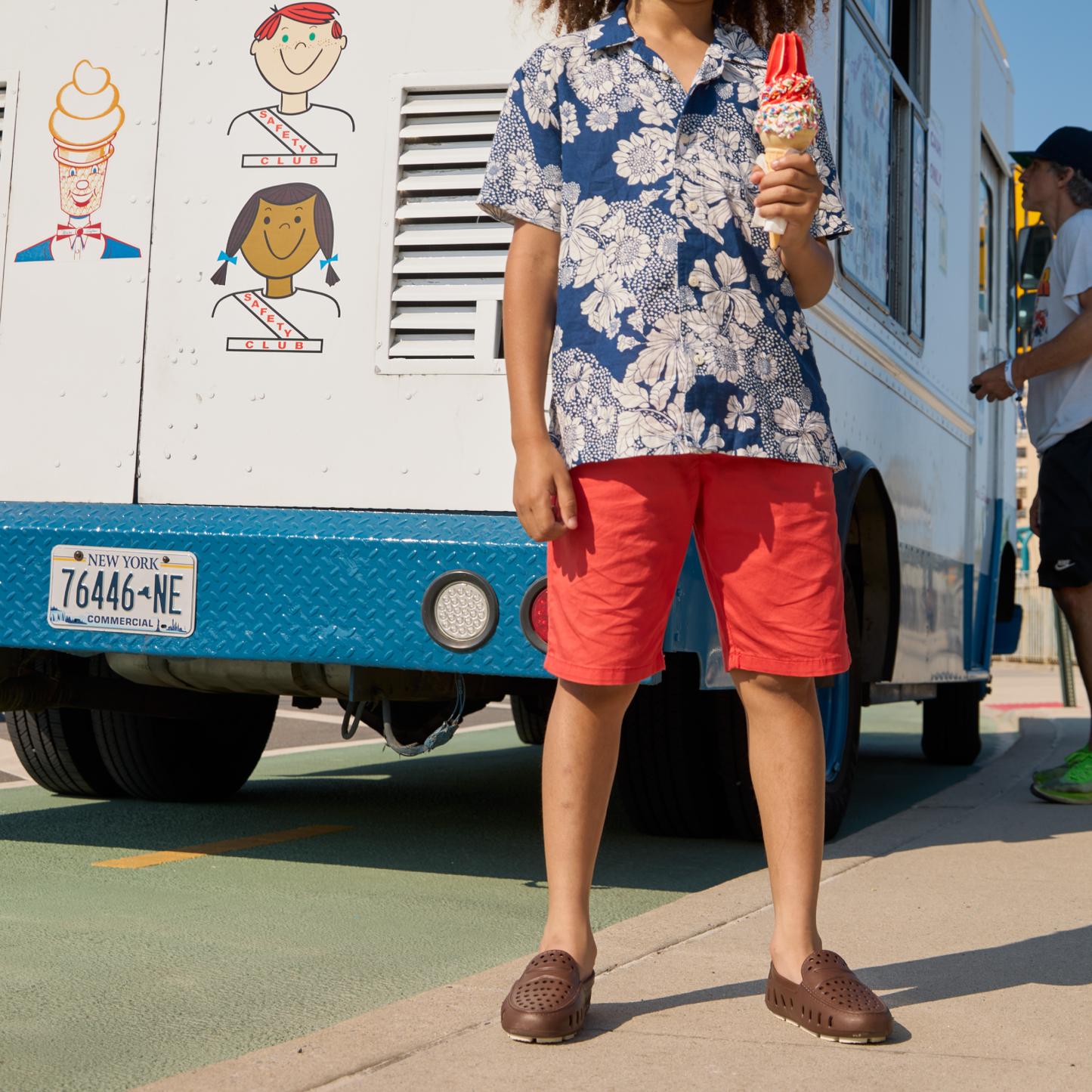 Floafers - KIDS PRODIGY DRIVER DRIFTWOOD BROWN/COCONUT