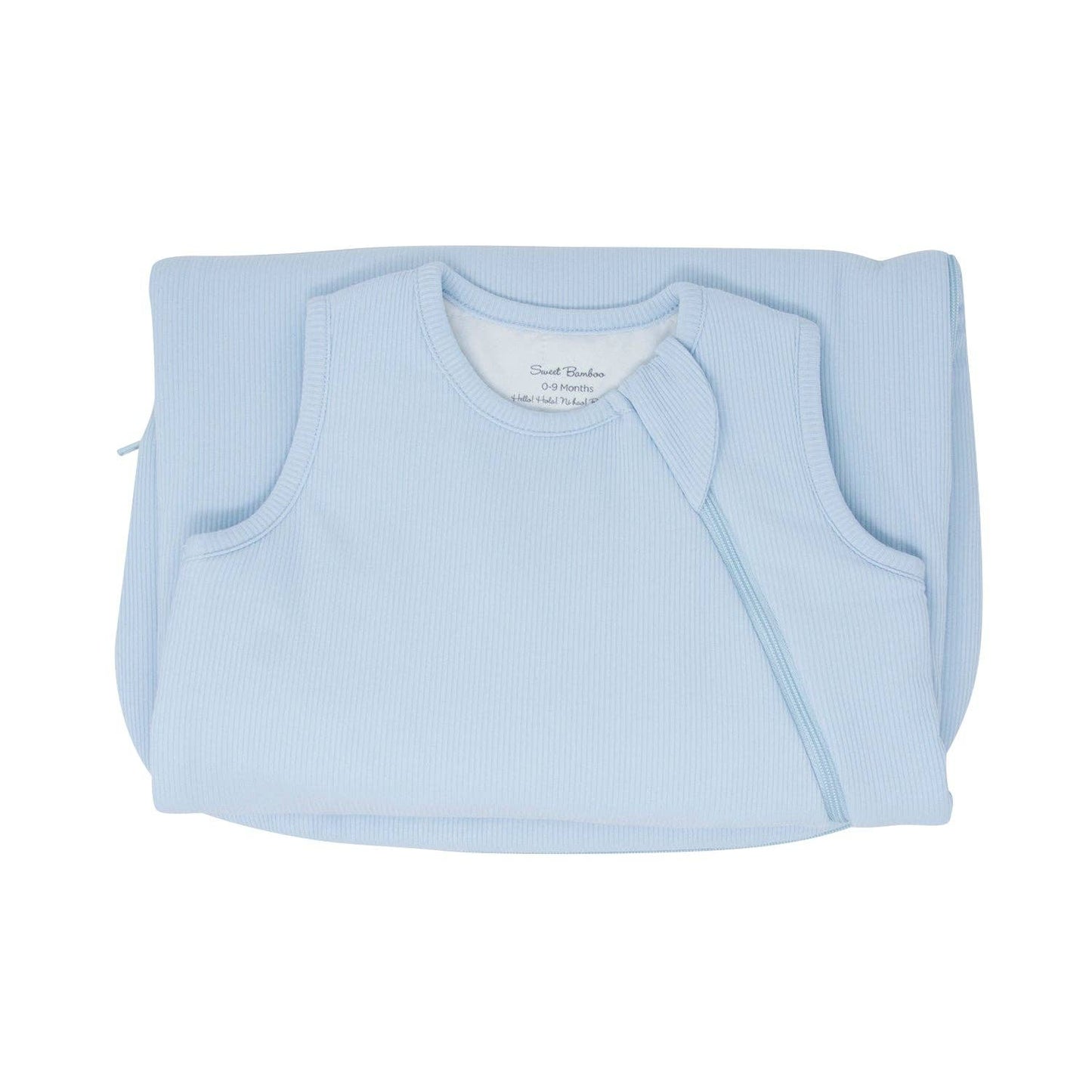 Bamboo Sleep Sack - Bashful Blue Ribbed