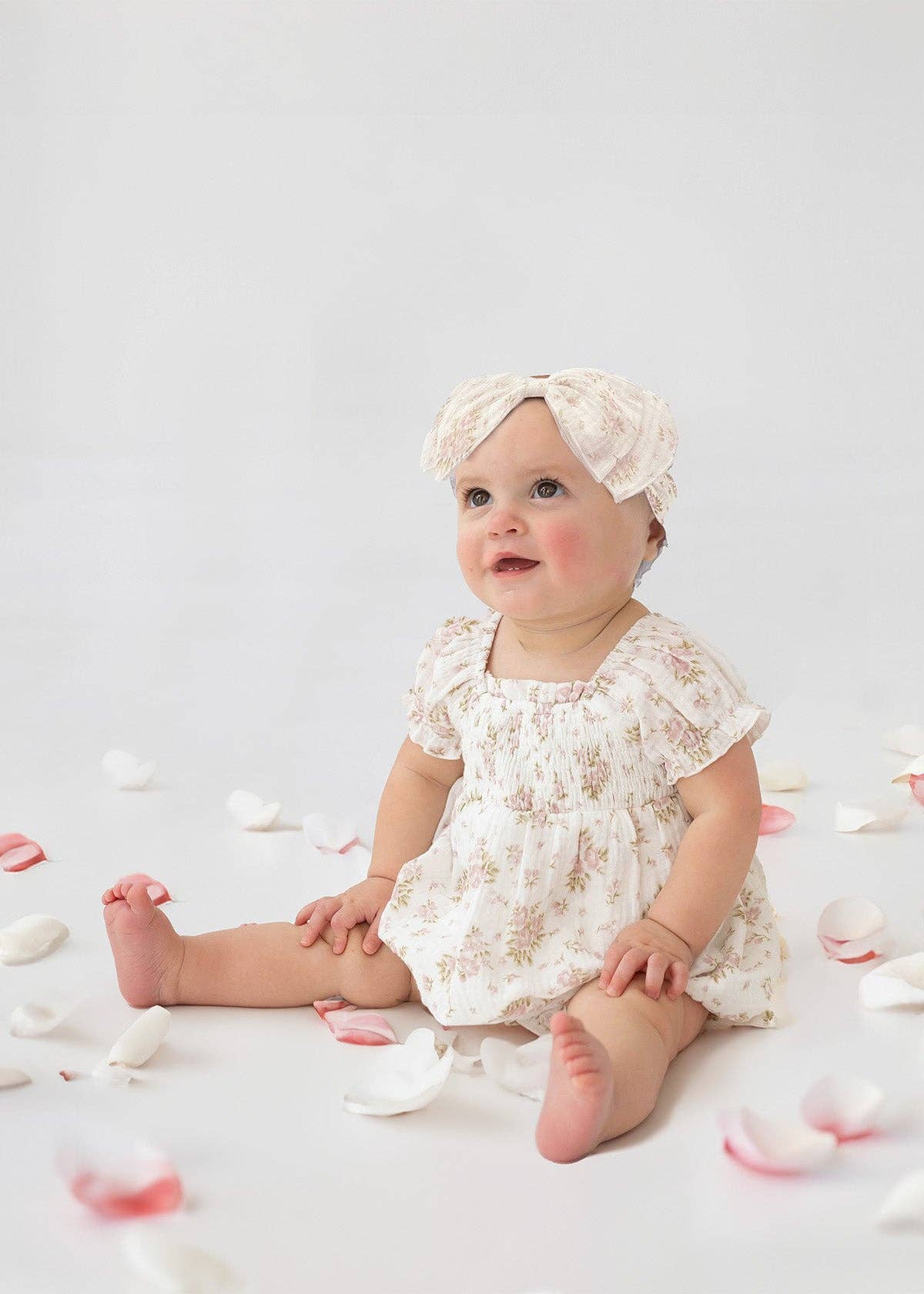 mabel + honey - Rose Garden Baby Romper