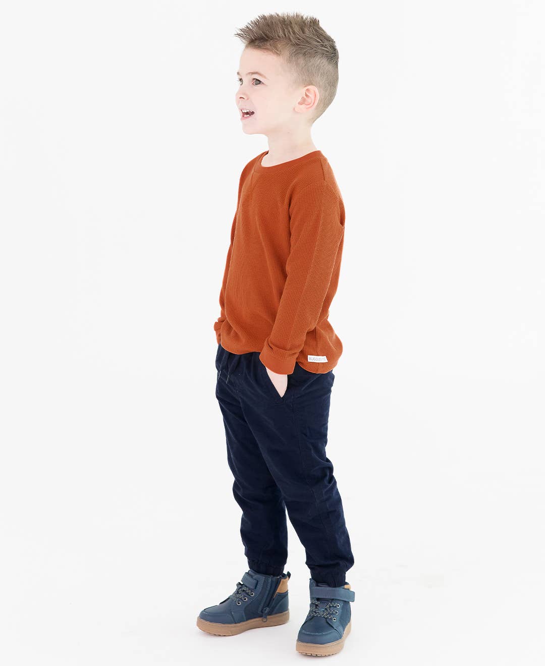 RuffleButts + RuggedButts - Boys Dark Navy Jogger Pants