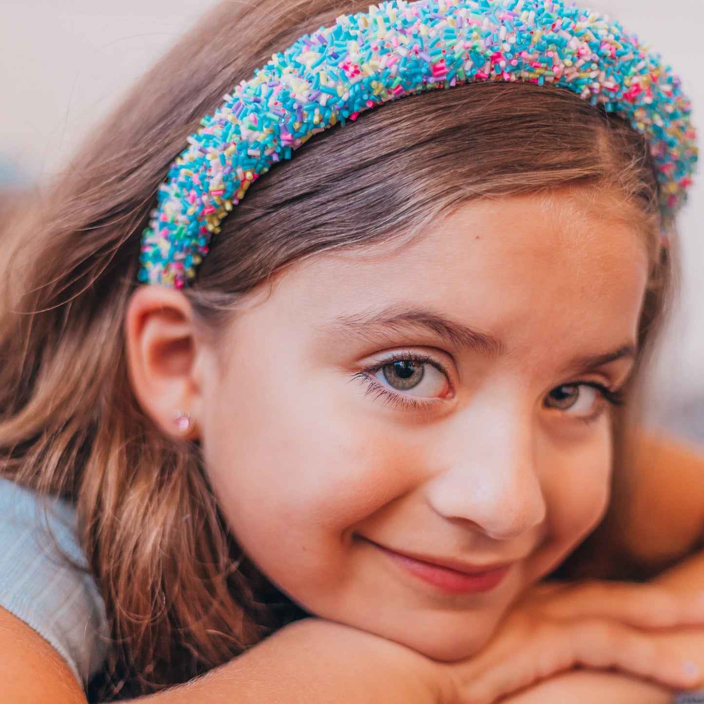 Rainbow Confetti Sprinkles Headband