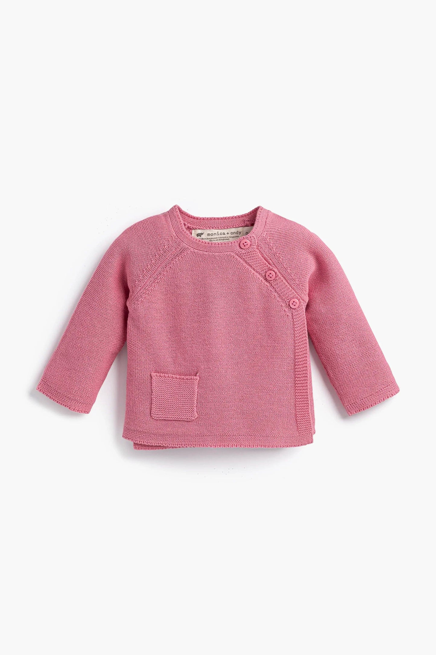 Baby Little Darling Knit Top + Bottom | Mauve Pink