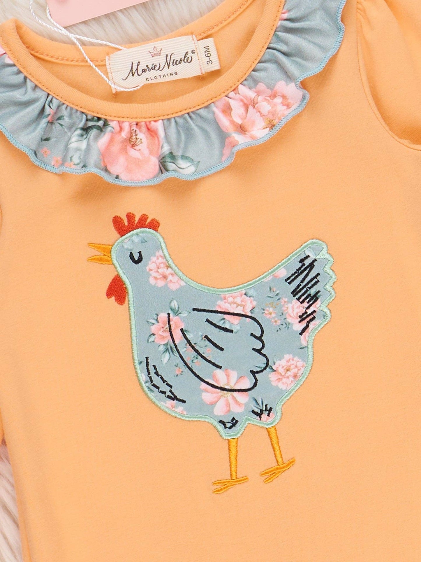 Farmhouse Floral Chick Romper