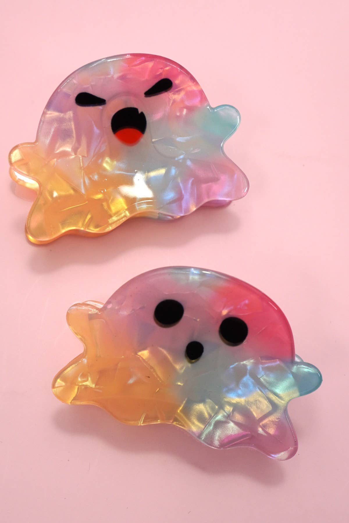 Halloween Ghost Hair Claw Clips